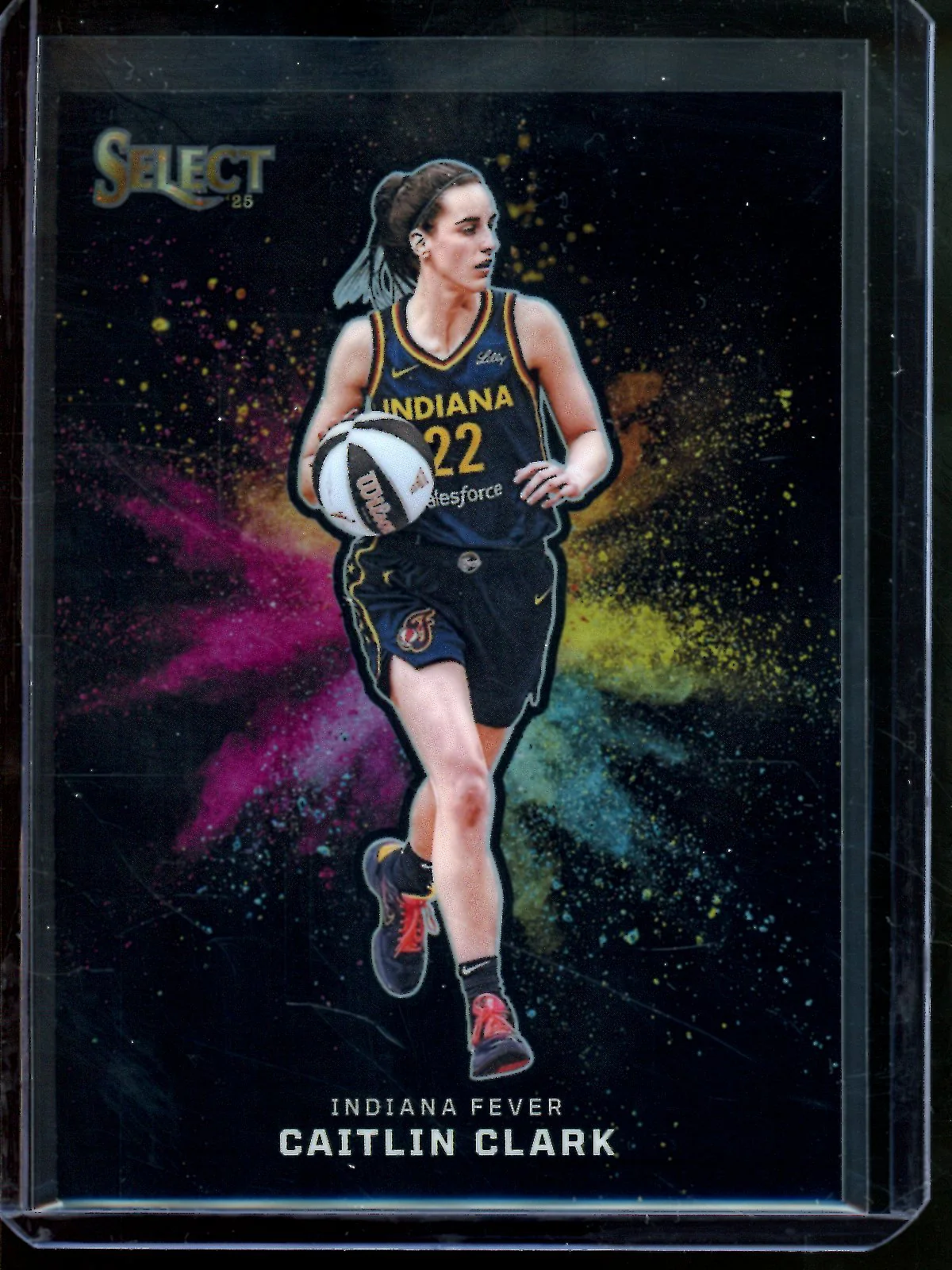 2025 Panini Select Caitlin Clark Color Blast Case Hit Fever
