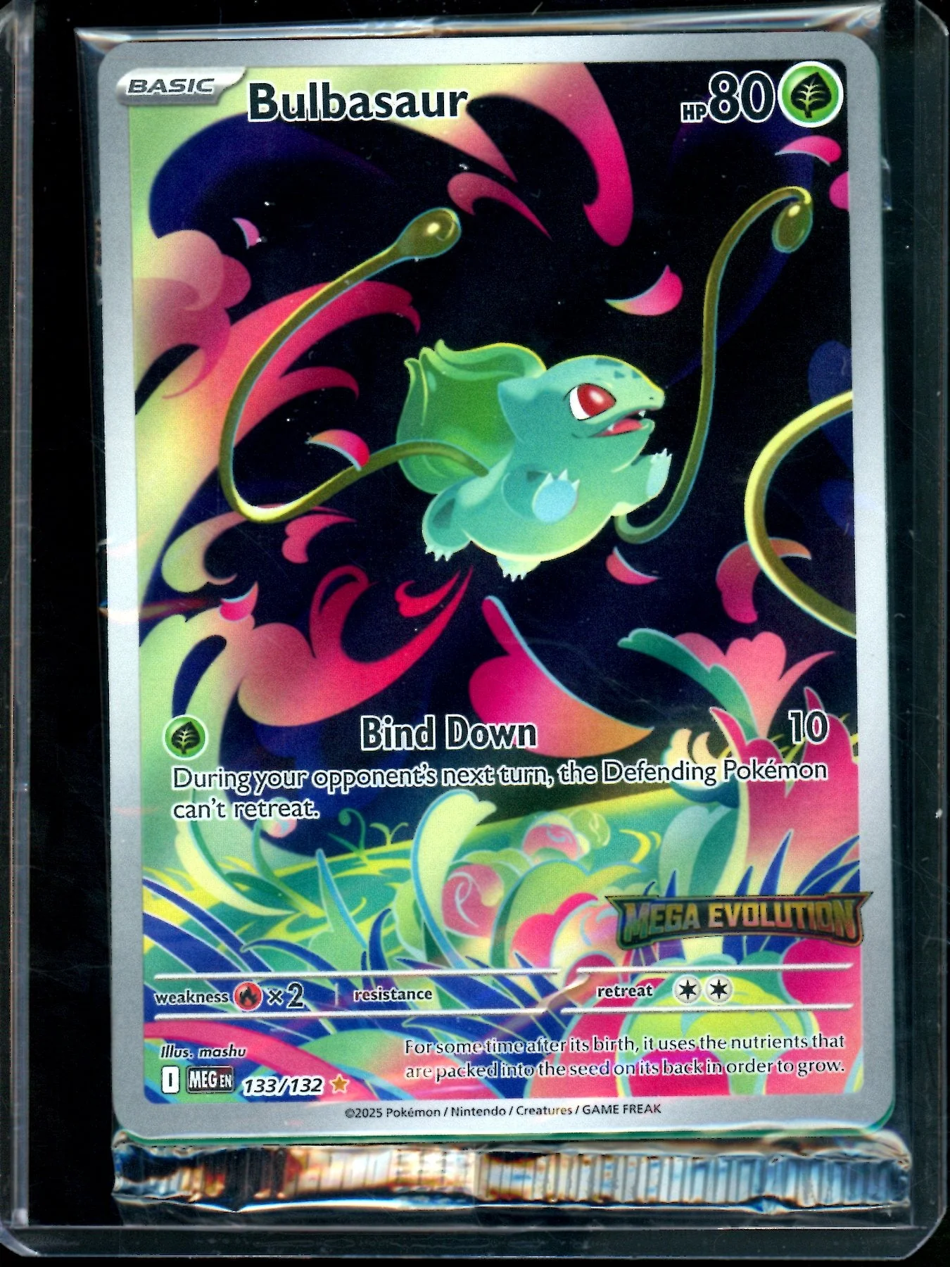 2025 Pokemon Mega Evolution Bulbasaur Promo 133/132