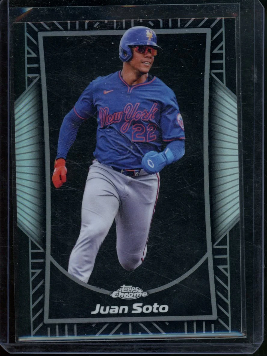 2025 Topps Chrome Juan Soto Shadow Etch SSP Mets