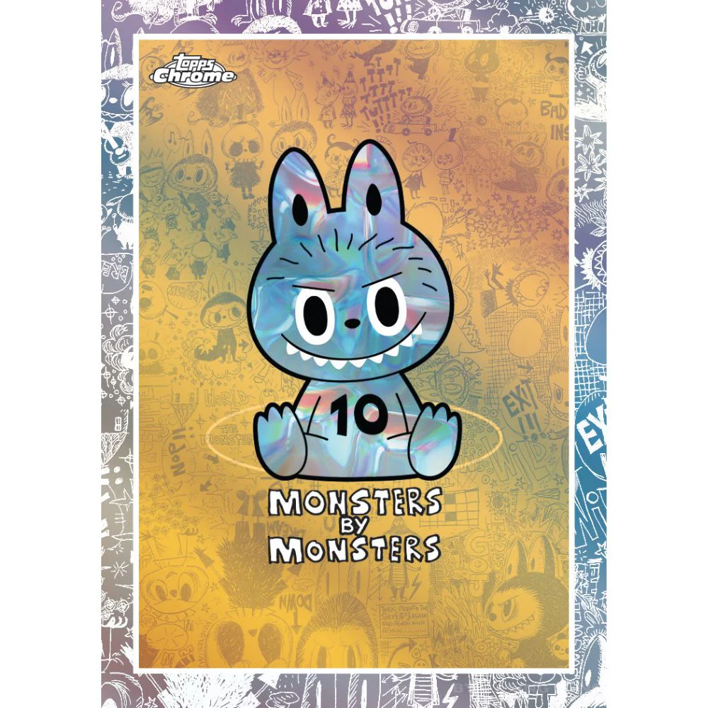 2025 Topps Chrome Labubu 10th Anniversary Hobby Box - Image 8