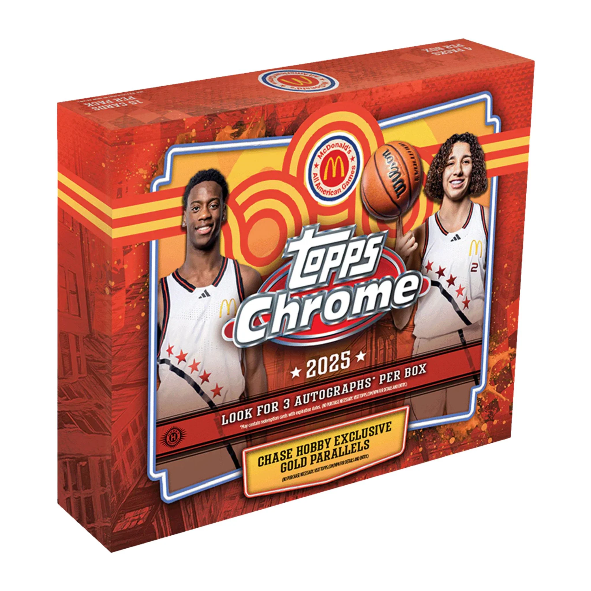 2025 Topps Chrome McDonald's All American Basketball Hobby Box