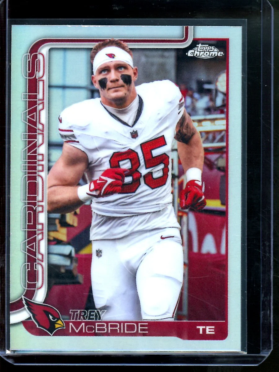 2025 Topps Chrome Trey McBride Image Variation Refractor Cardinals
