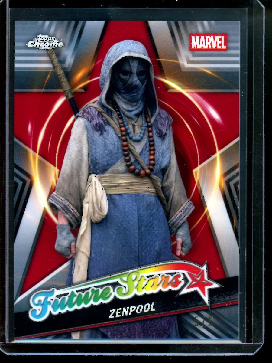 2025 Topps Chrome Zenpool Future Stars Red Refractor /5 Deadpool and Wolverine