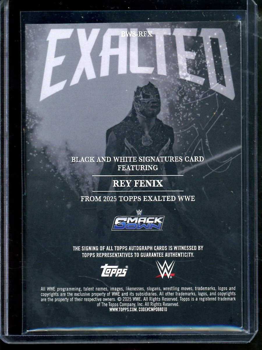 2025 Topps Exalted Rey Fenix Exalted Autograph /25 - Image 2