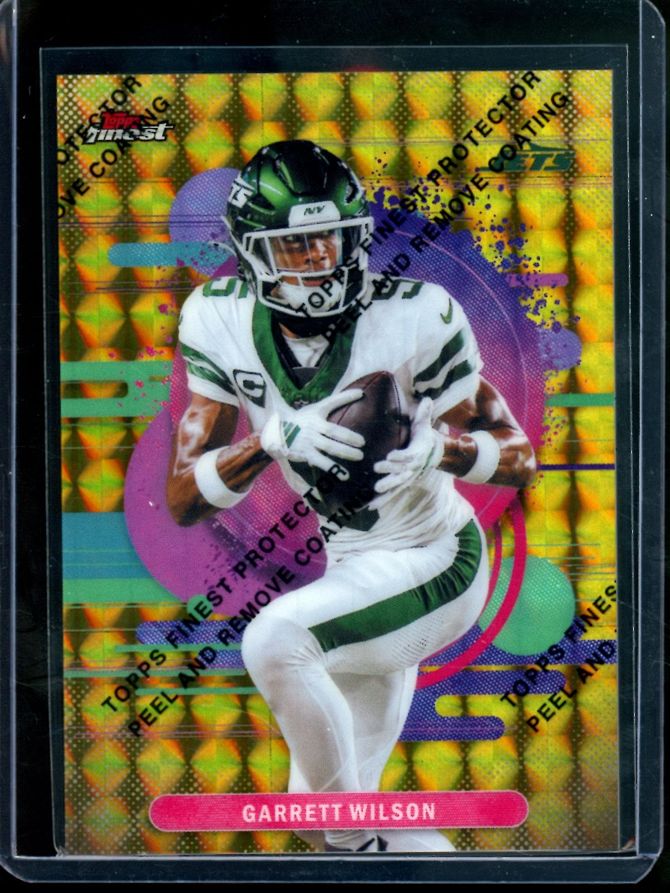 2025 Topps Finest Garrett Wilson Gold /25 Jets