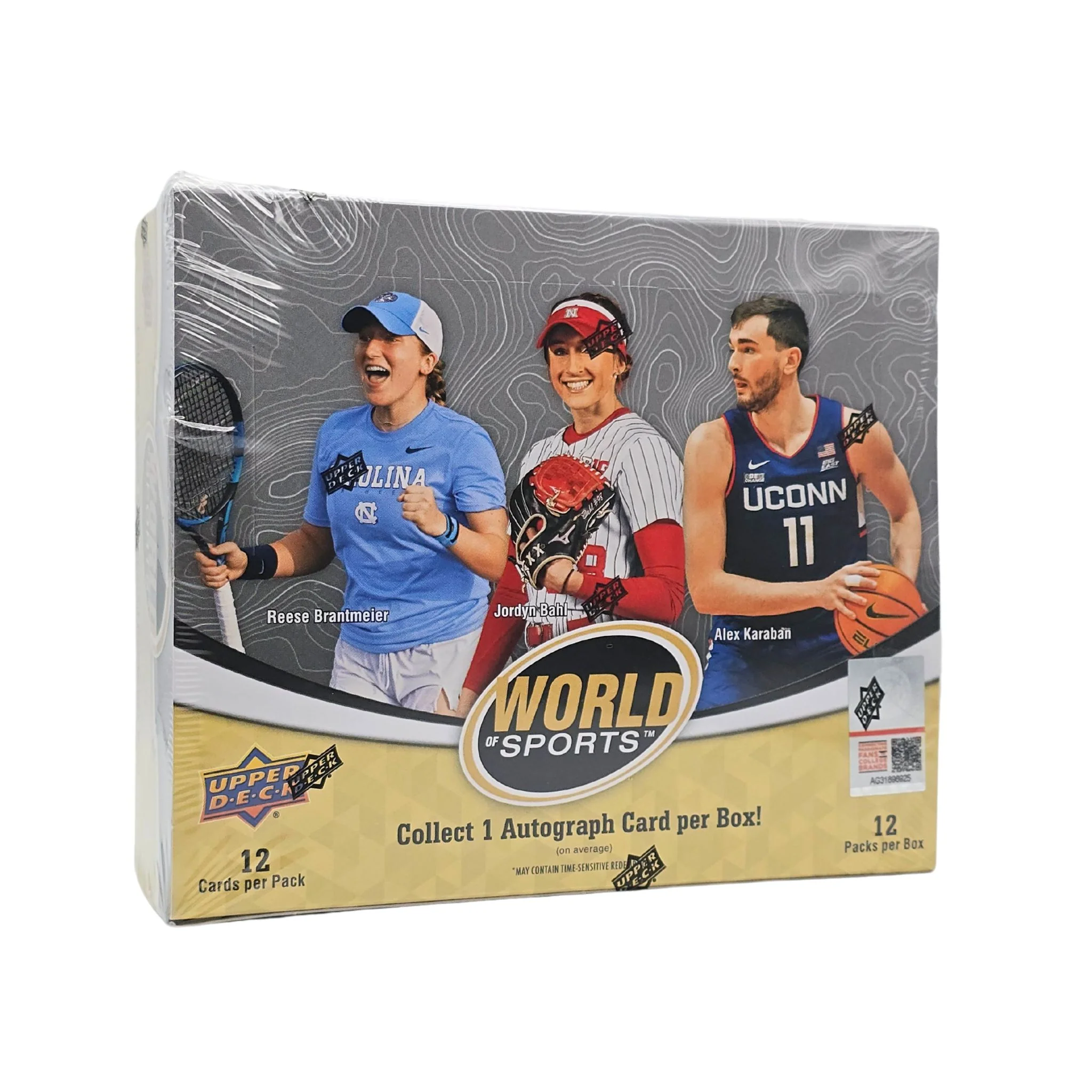2025 Upper Deck World of Sports Volume 1 Multisport Hobby Box