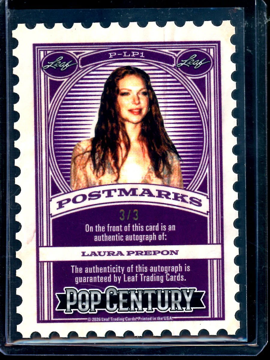 2026 Leaf Pop Century Laura Prepon Postmarks Autograph /3 70's Show - Image 2