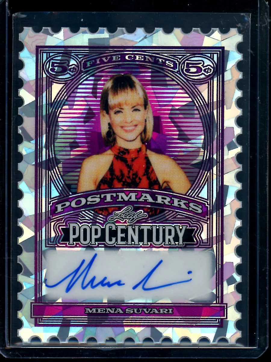 2026 Leaf Pop Century Mena Suvari Postmarks Autograph /20 American Beauty