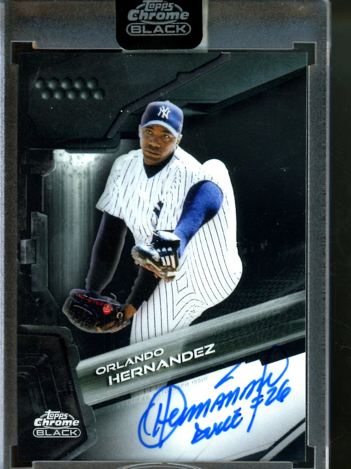 2026 Topps Black Orlando Hernandez Sealed Autograph Yankees
