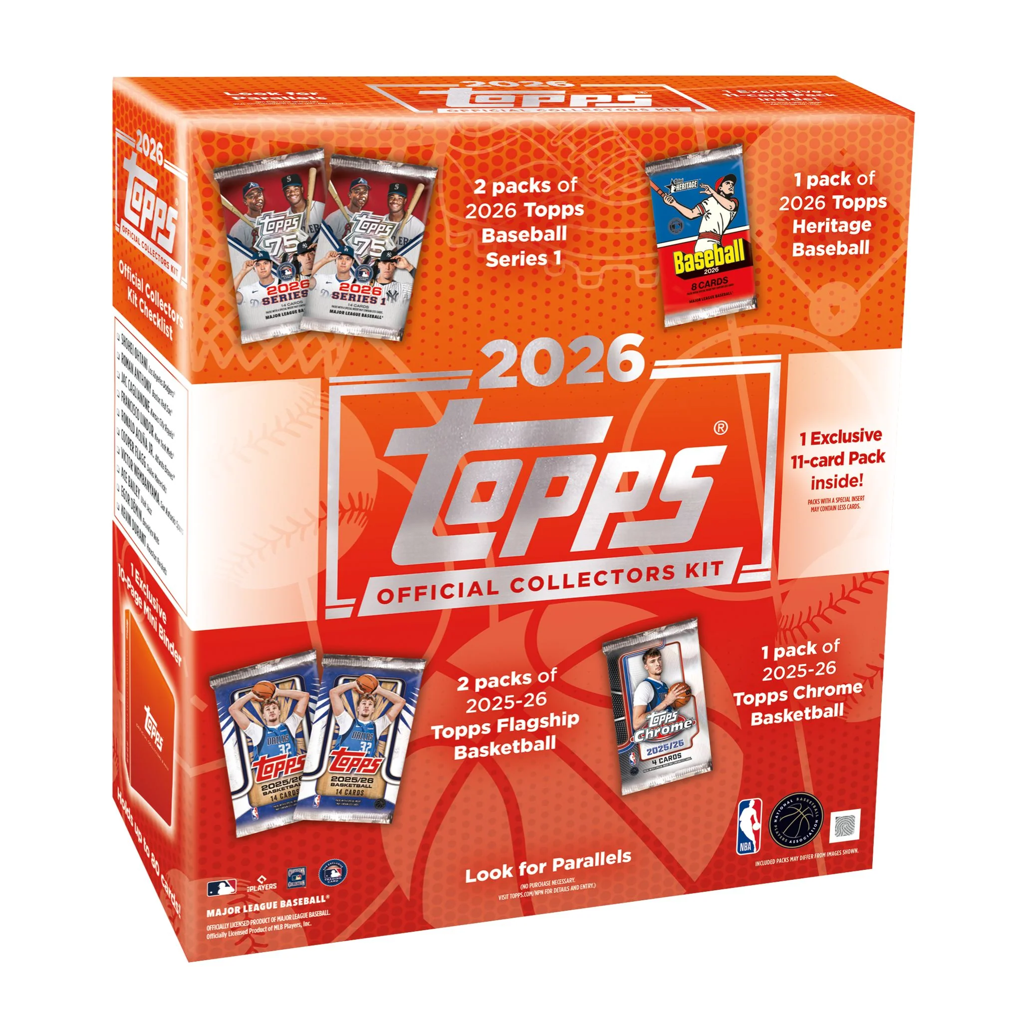 2026 Topps MLB x NBA Official Collectors Kit