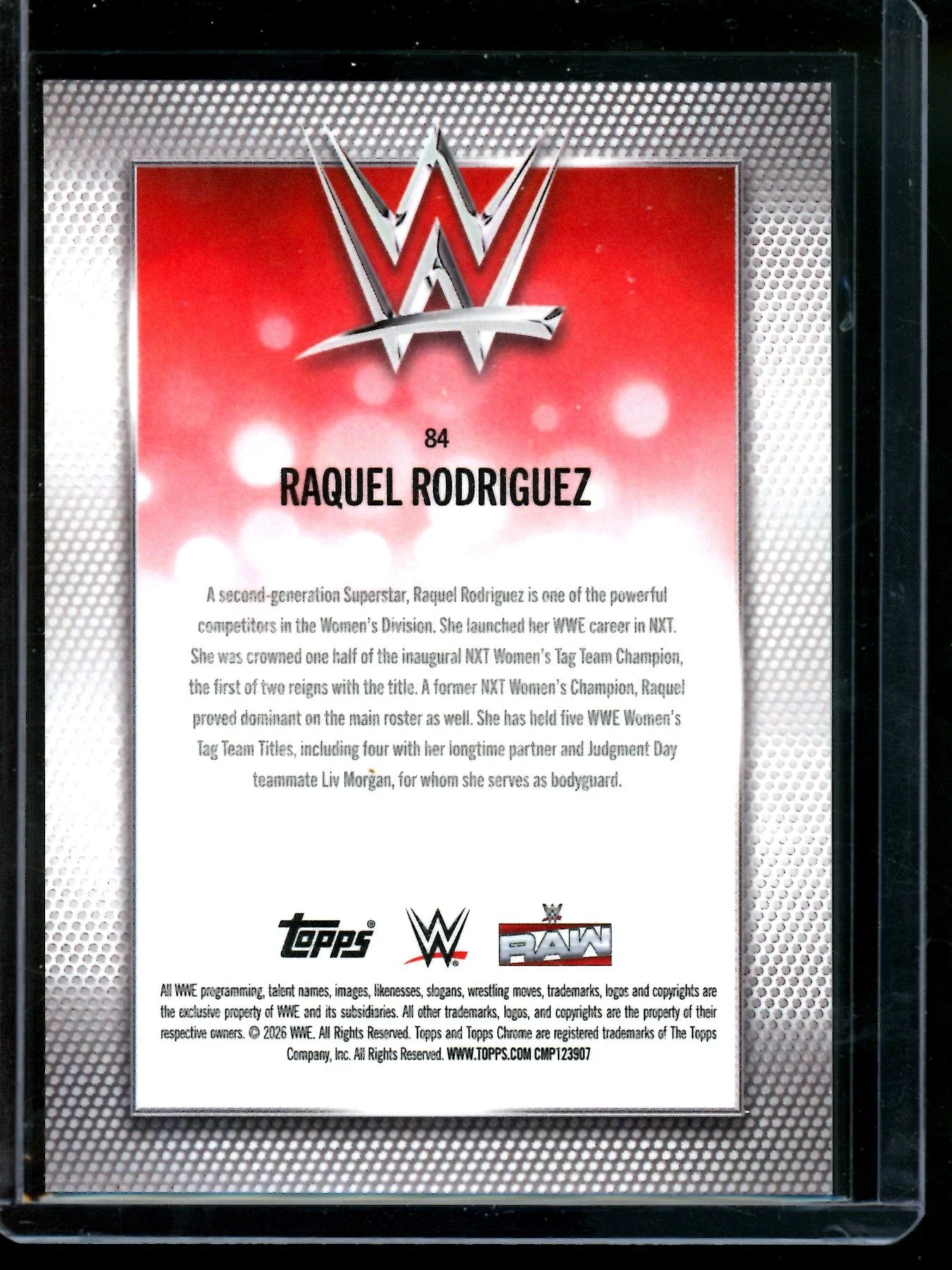 2026 Topps Sapphire Raquel Rodriguez Gold /50 - Image 2