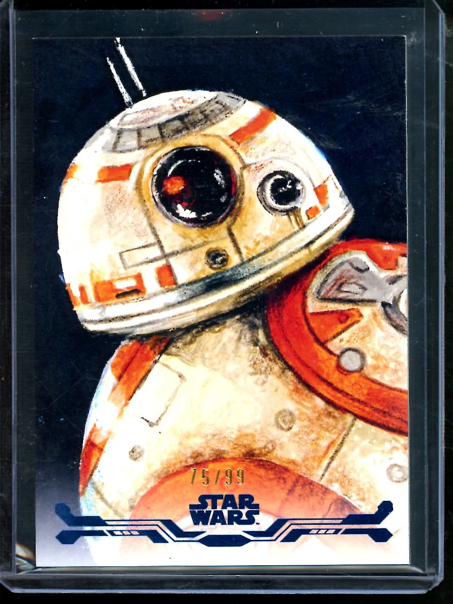 2026 Topps Smugglers Outpost BB-8 Stellar Art Card /99