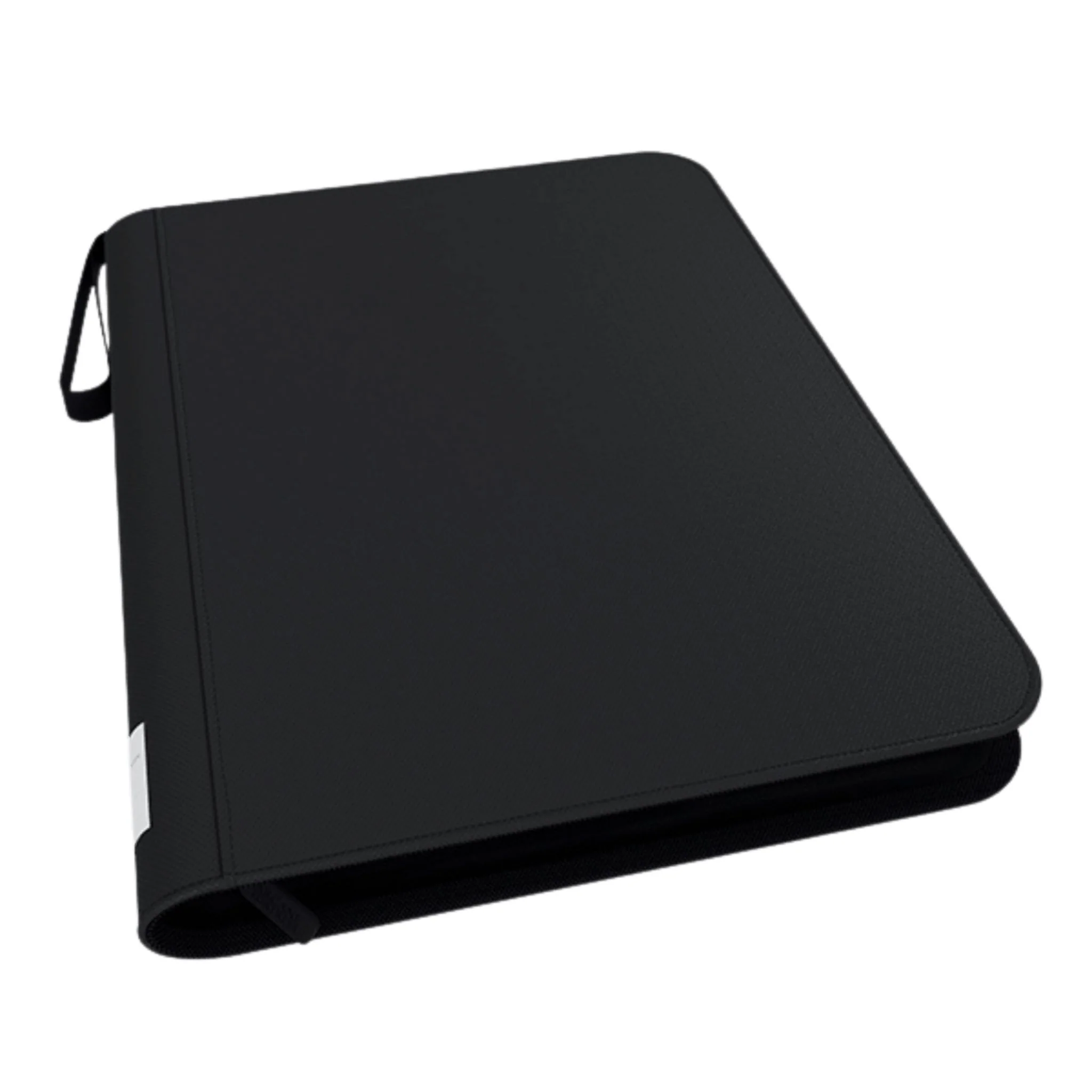 Arcane Fortress 9 Pocket Black Zippered Toploader Card Binder