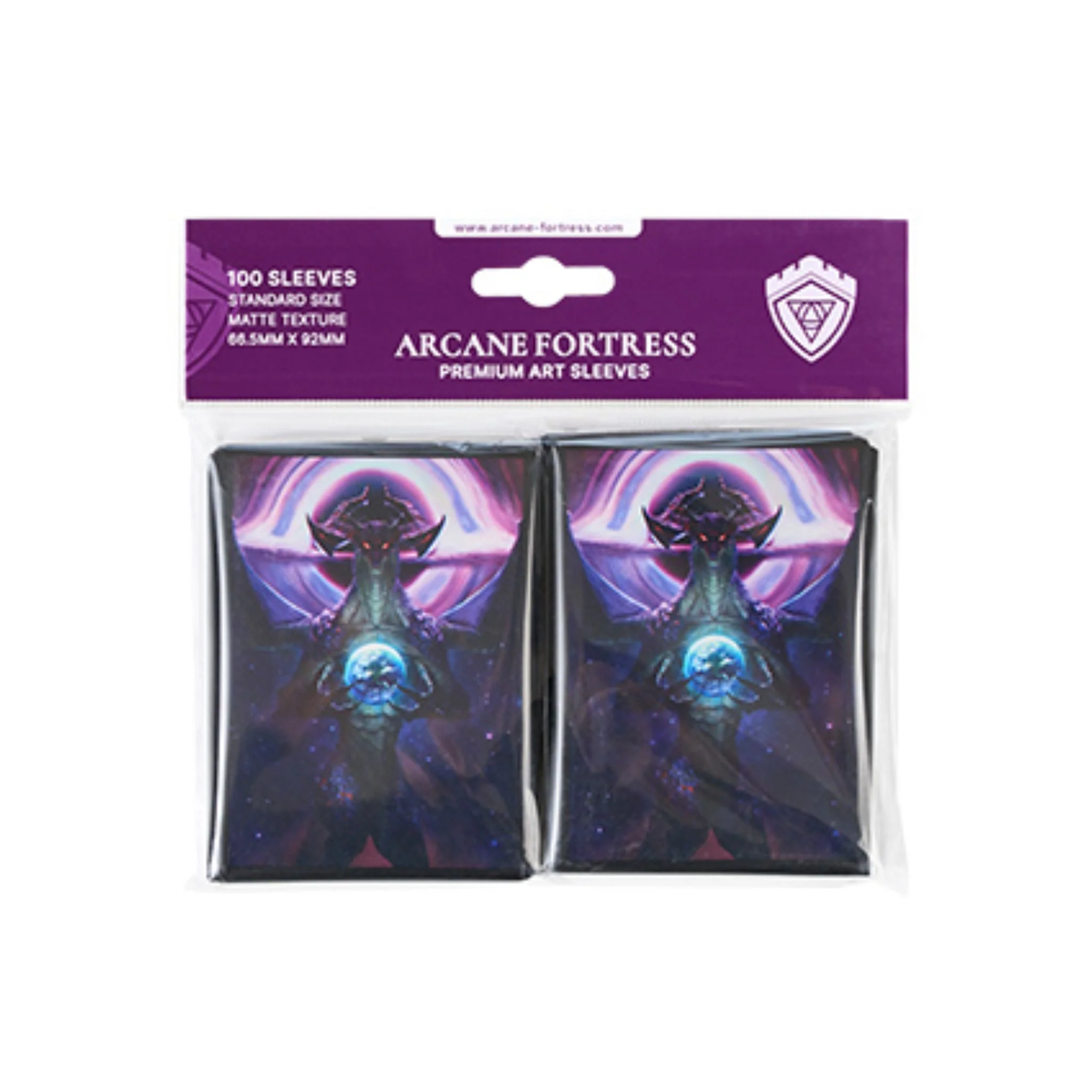 Arcane Fortress Standard Matte Year of the Dragon Cosmic Genesis Deck Protector Card Sleeves