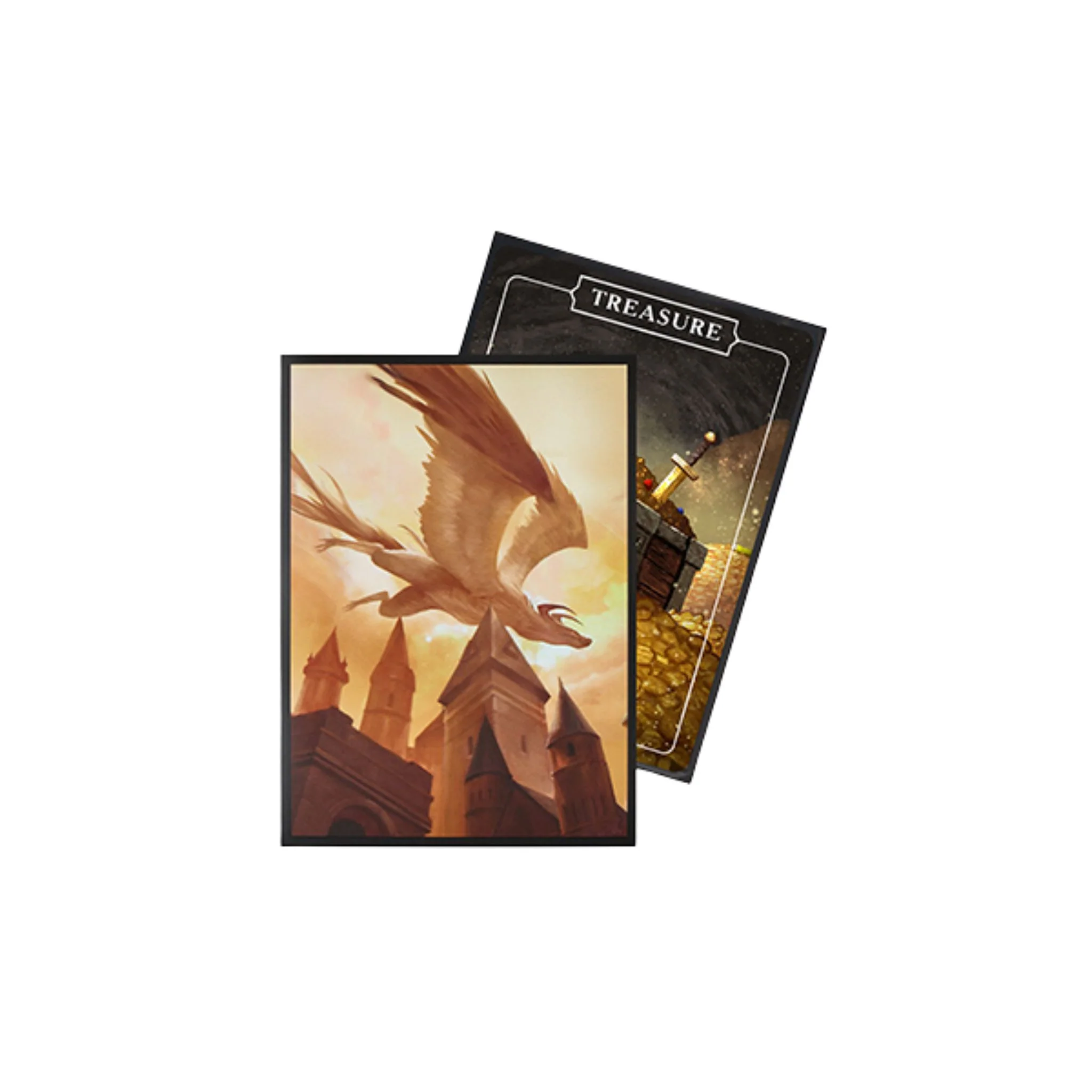 Arcane Fortress Standard Matte Year of the Dragon Divine Protection Deck Protector Card Sleeves - Image 2