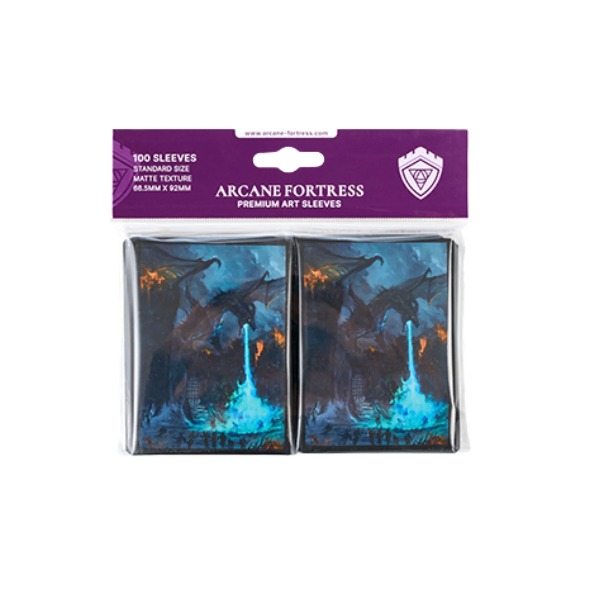Arcane Fortress Standard Matte Year of the Dragon Winter's War Deck Protector Card Sleeves
