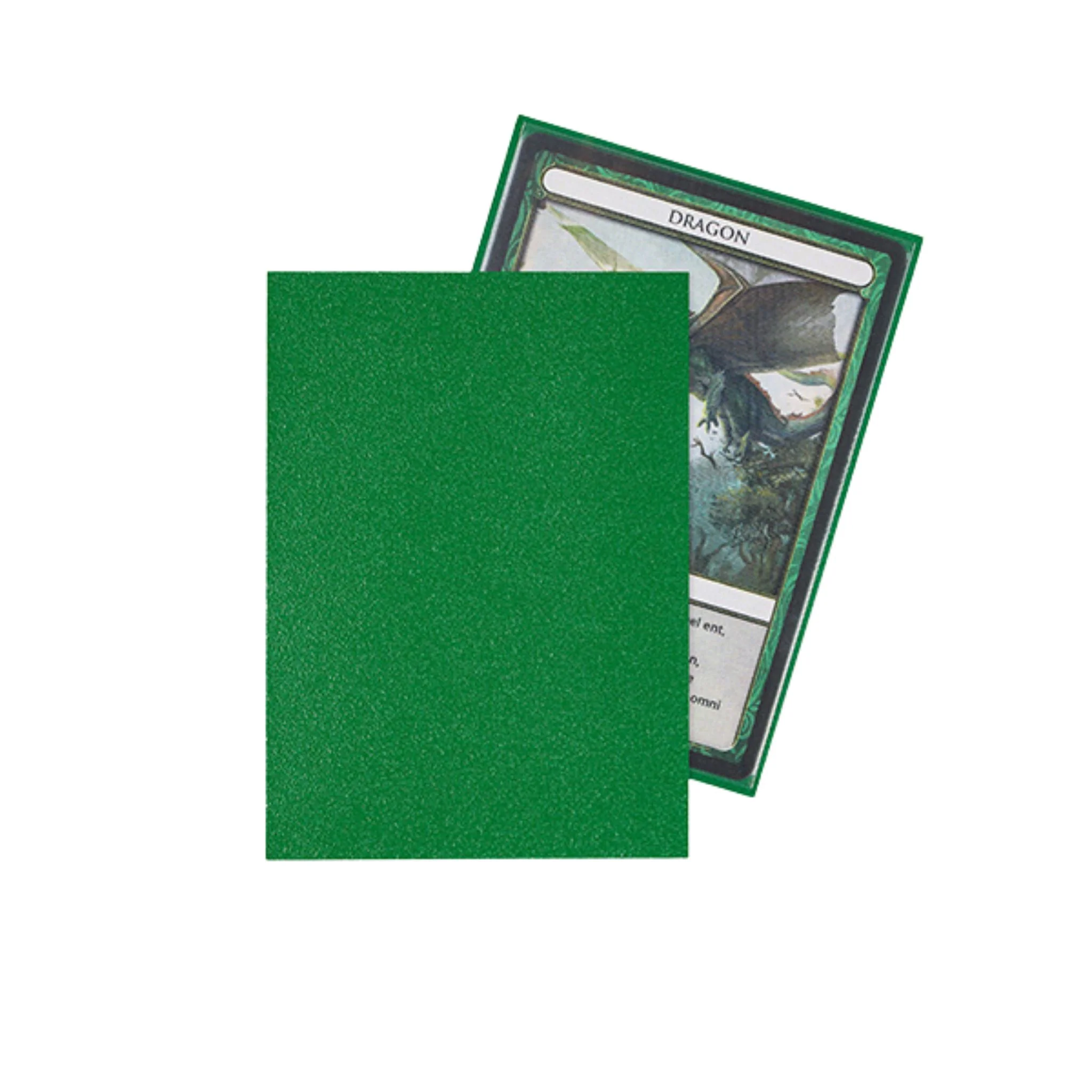 Arcane Fortress Standard Matte Forest Green Deck Protector Card Sleeves - Image 2