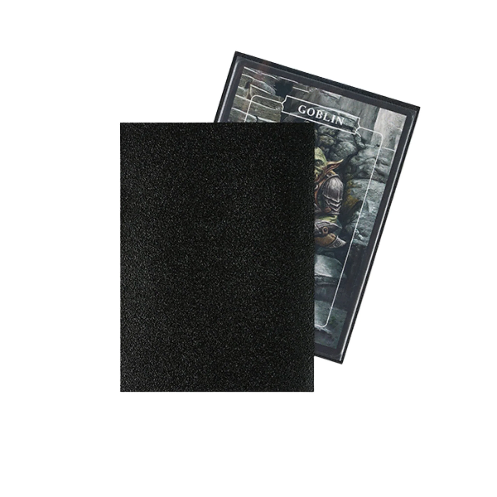Arcane Fortress Standard Matte Shadow Black Deck Protector Card Sleeves - Image 2