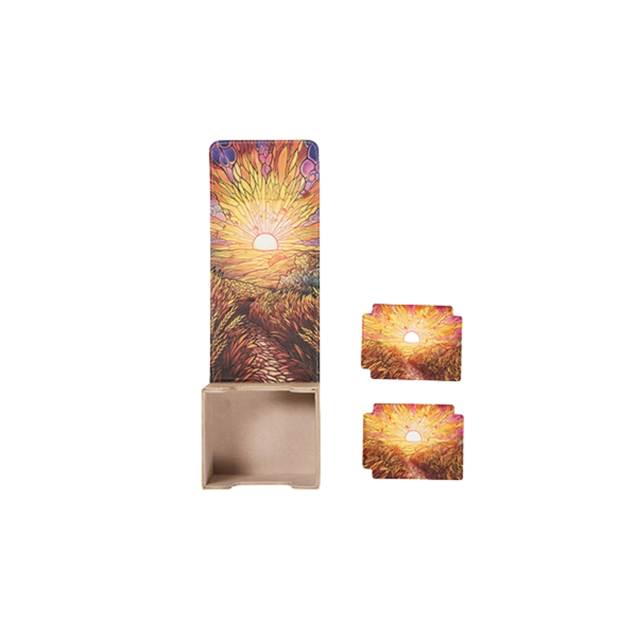 Arcane Fortress Standard Radiant Stained Glass Golden Plains Deck Vault - Image 2