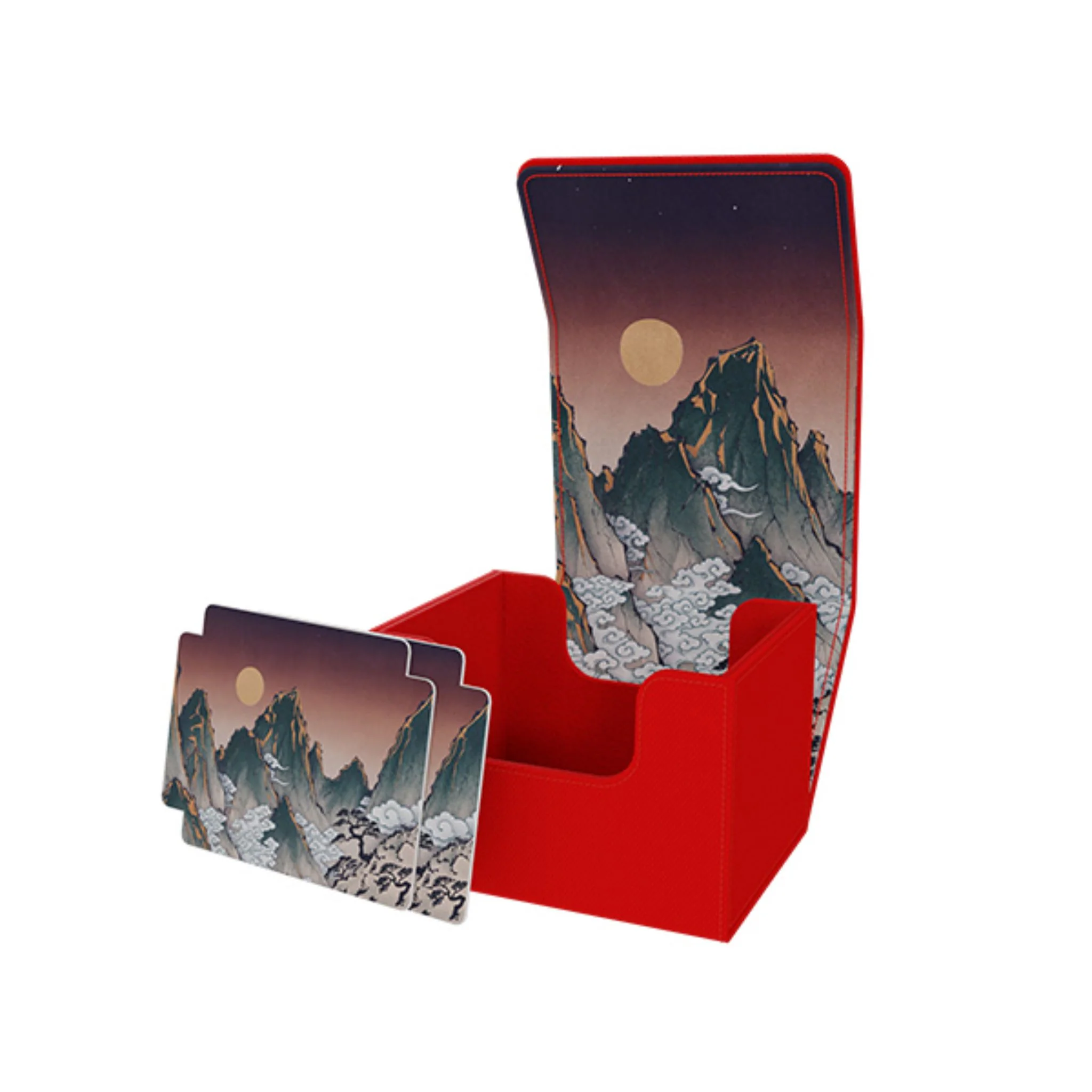 Arcane Fortress Standard Radiant Ukyio-e Crimson Ridge Deck Vault - Image 2