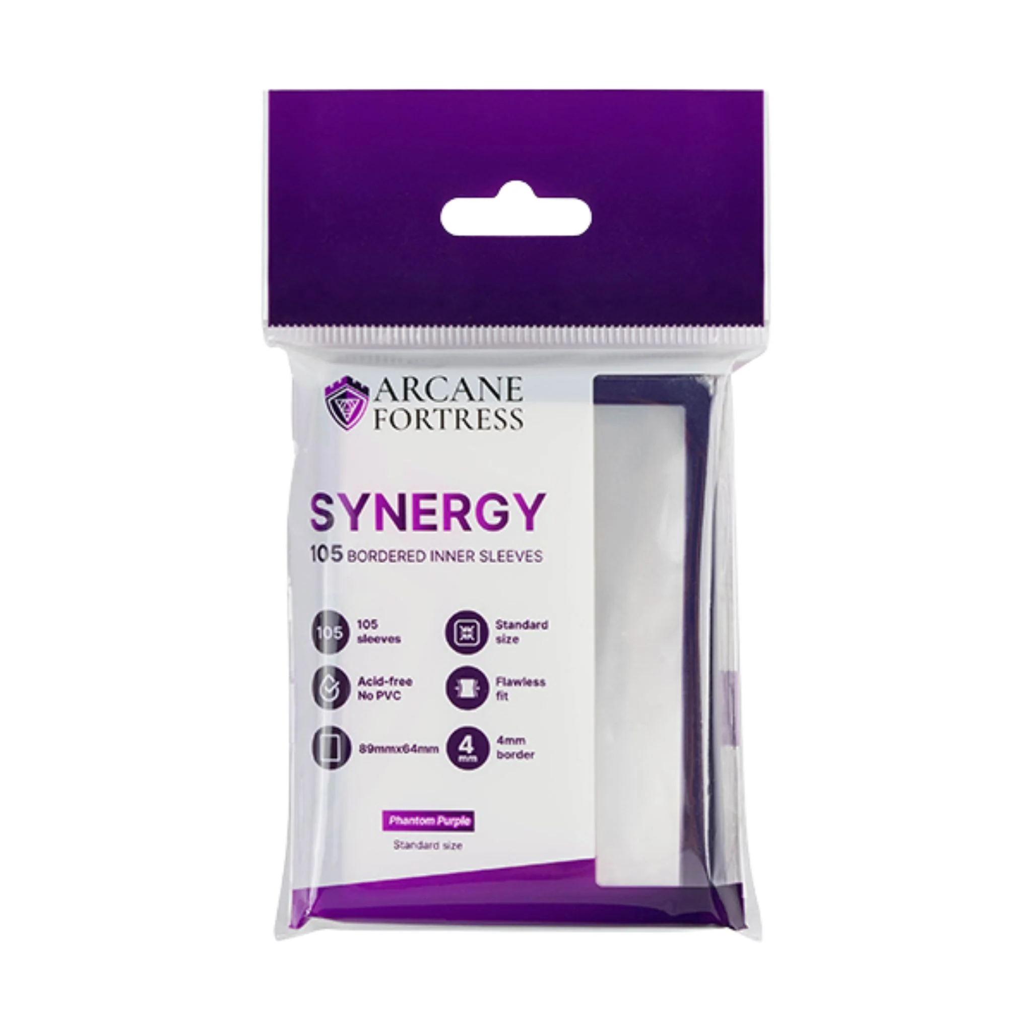 Arcane Fortress Standard Synergy Phantom Purple Inner Sleeves
