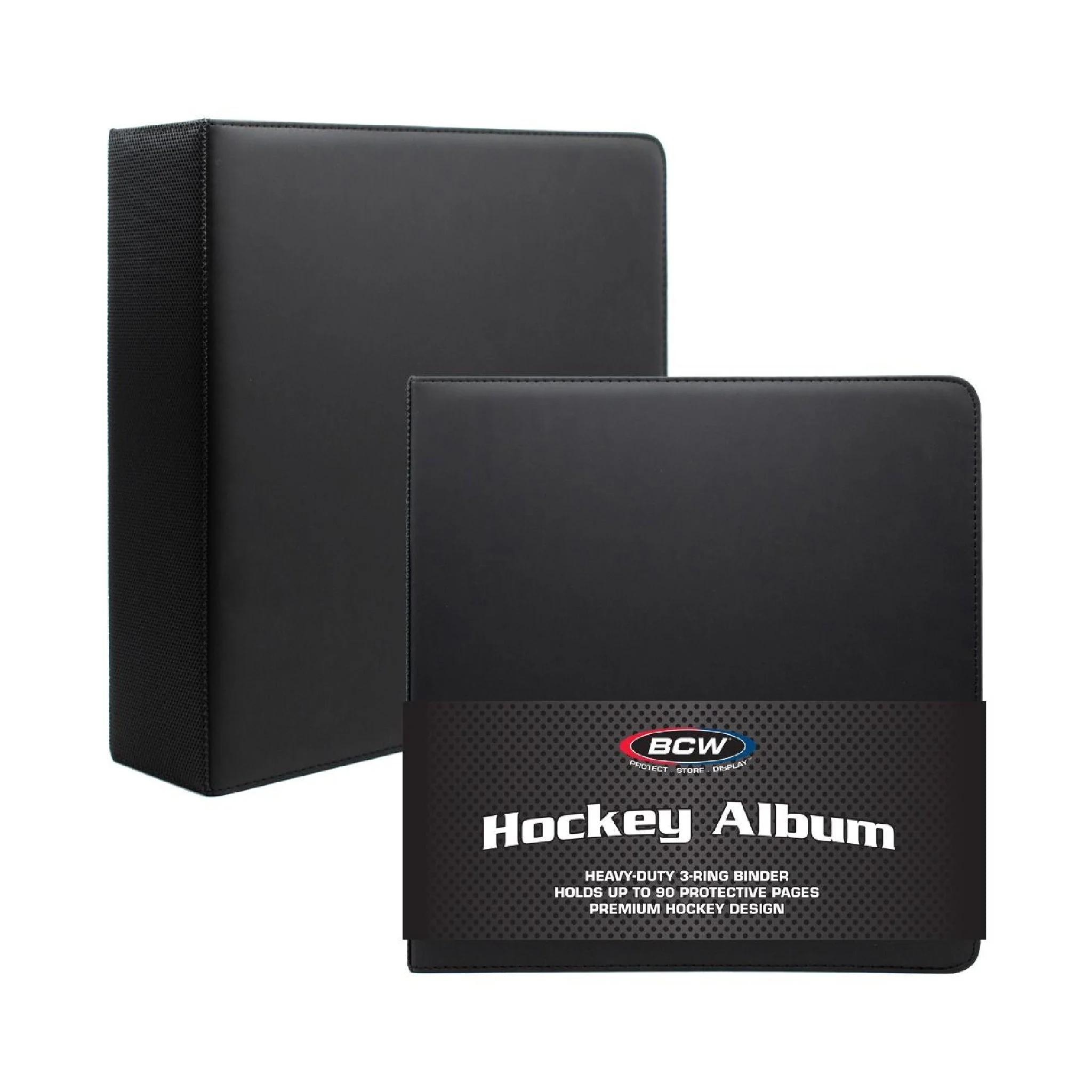 BCW Black Hockey Binder