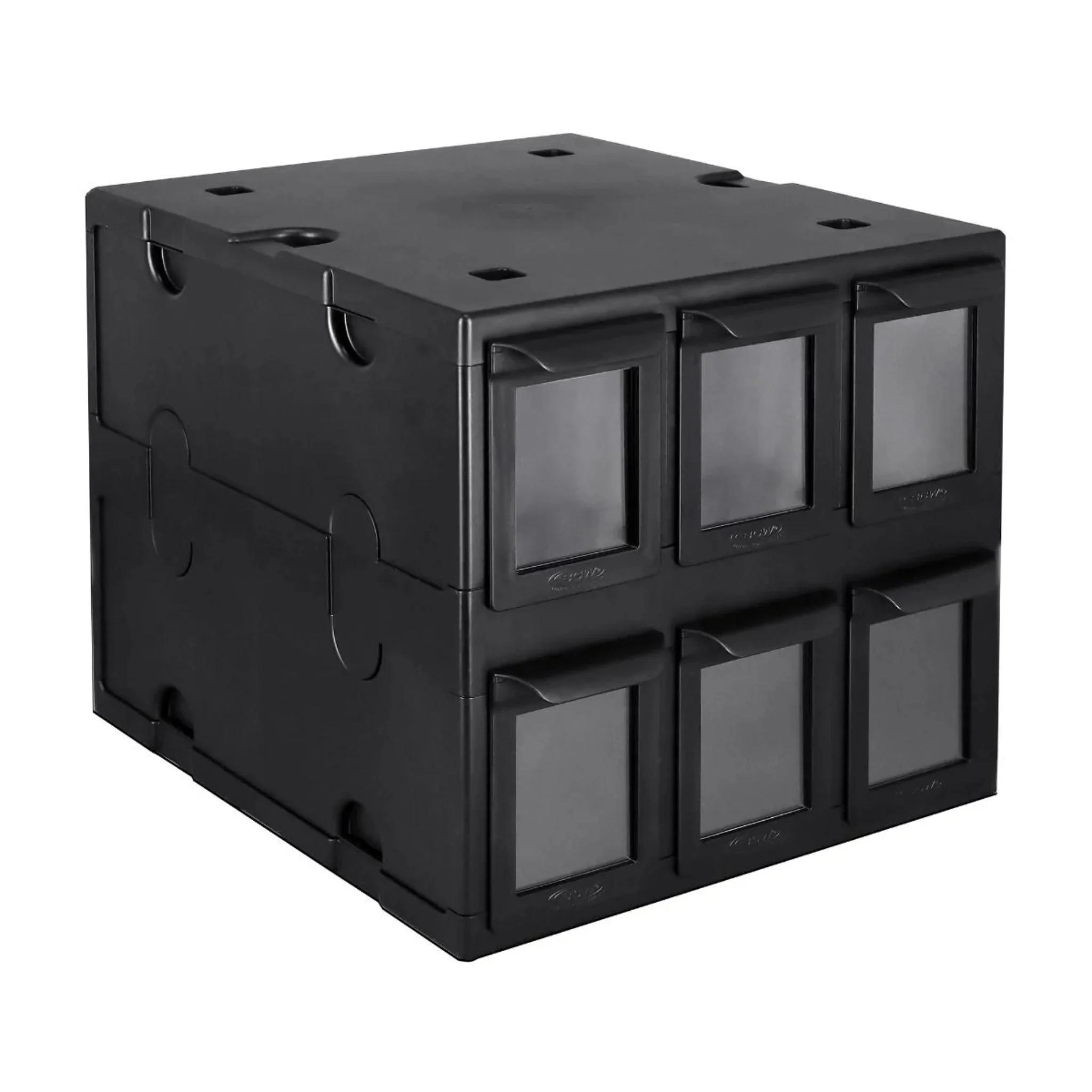 BCW 6 Drawer Black Card Catalog - Image 2
