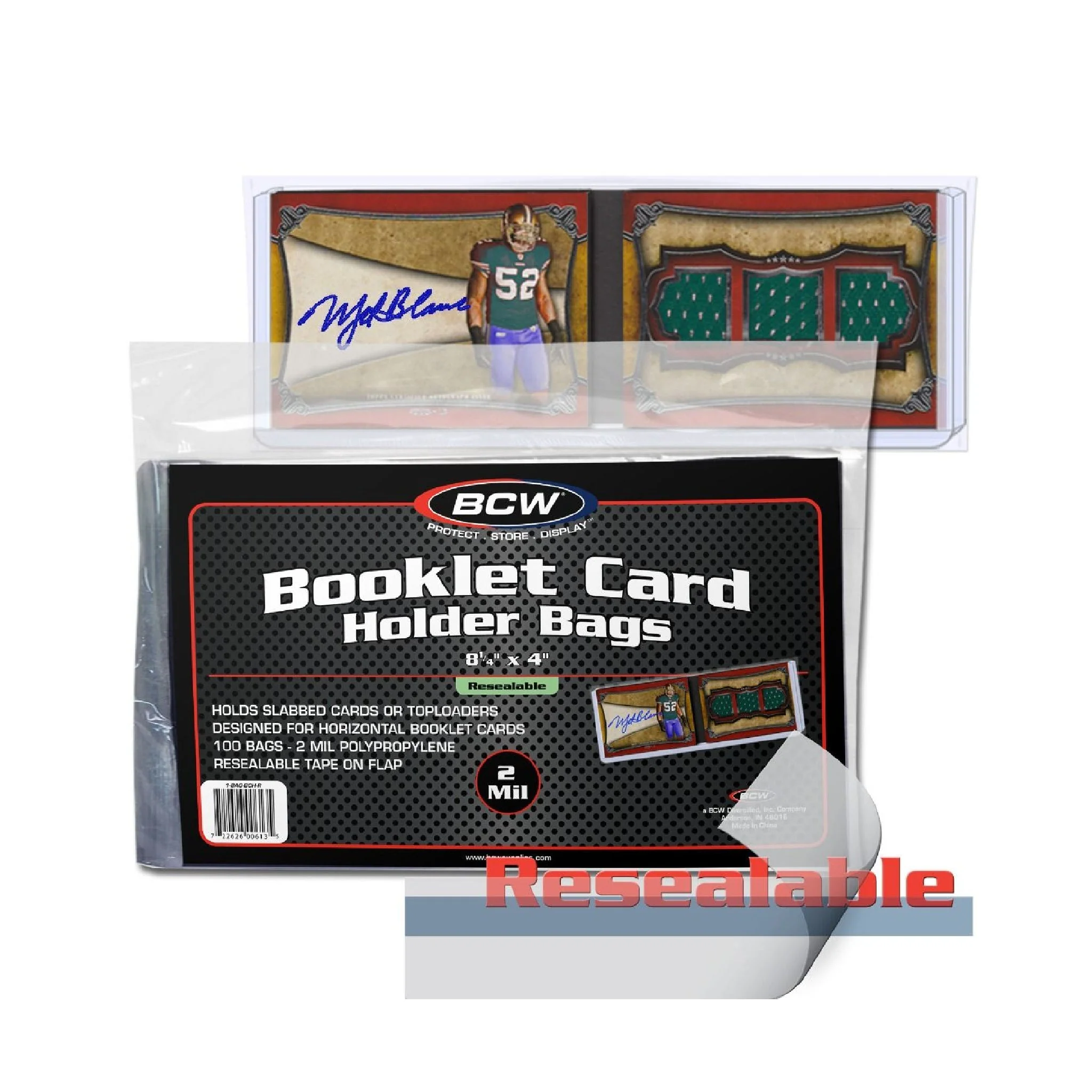 BCW Booklet Resealable Bag