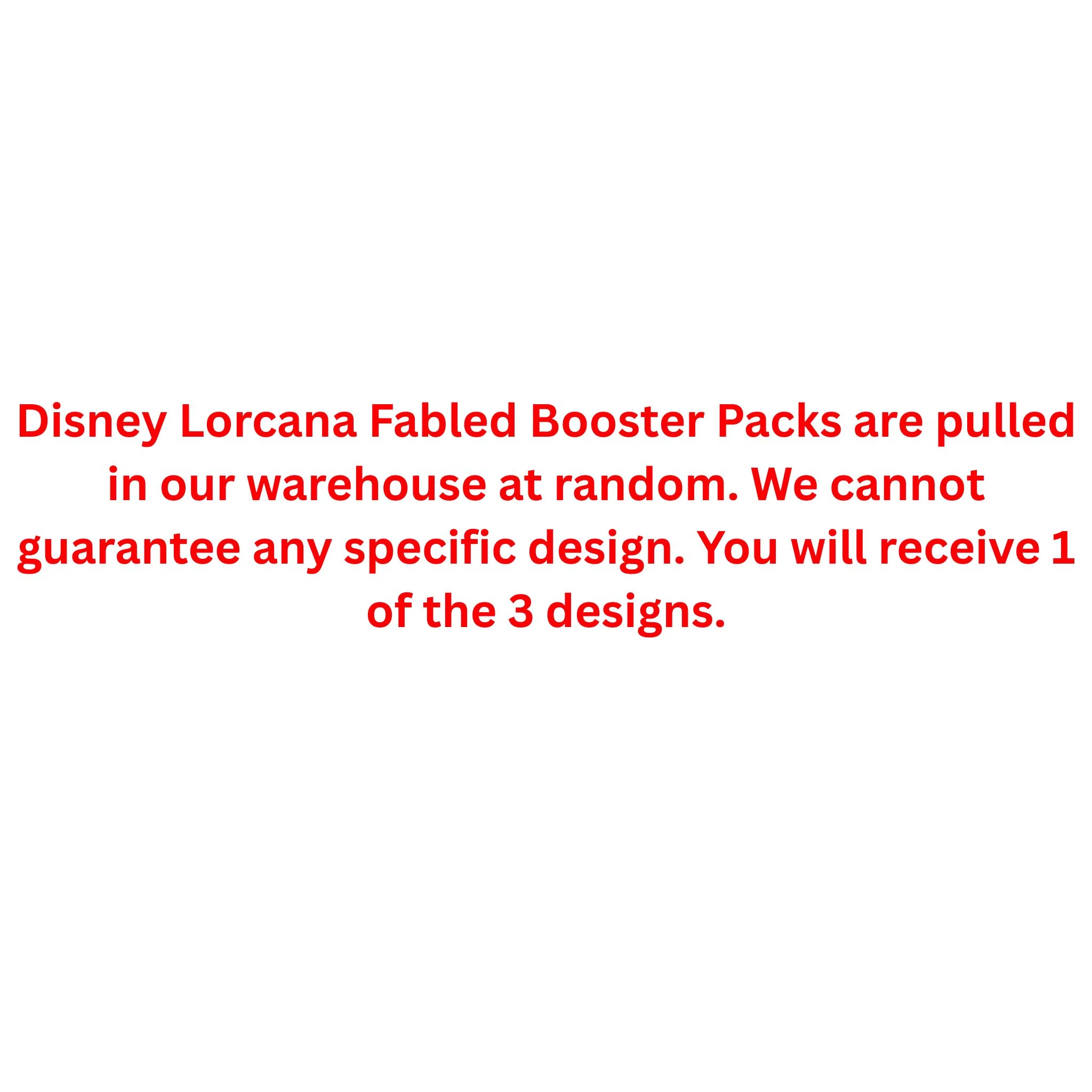 Disney Lorcana Fabled Booster Pack - Image 2