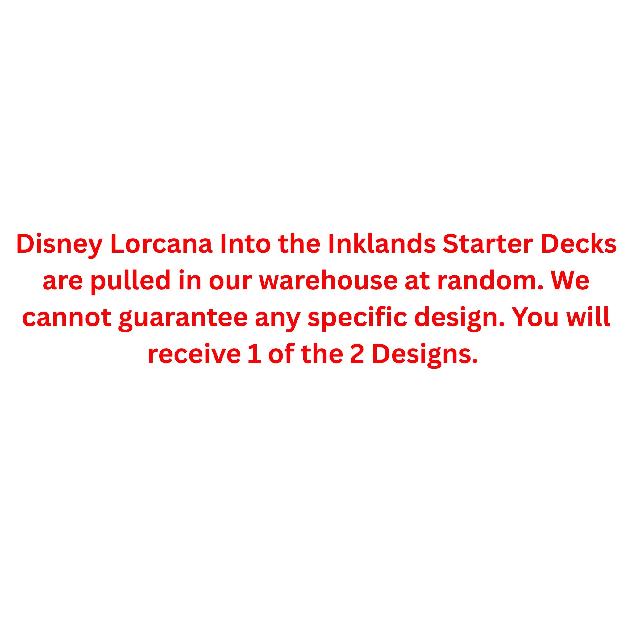 Disney Lorcana Into the Inklands Starter Deck - Image 2