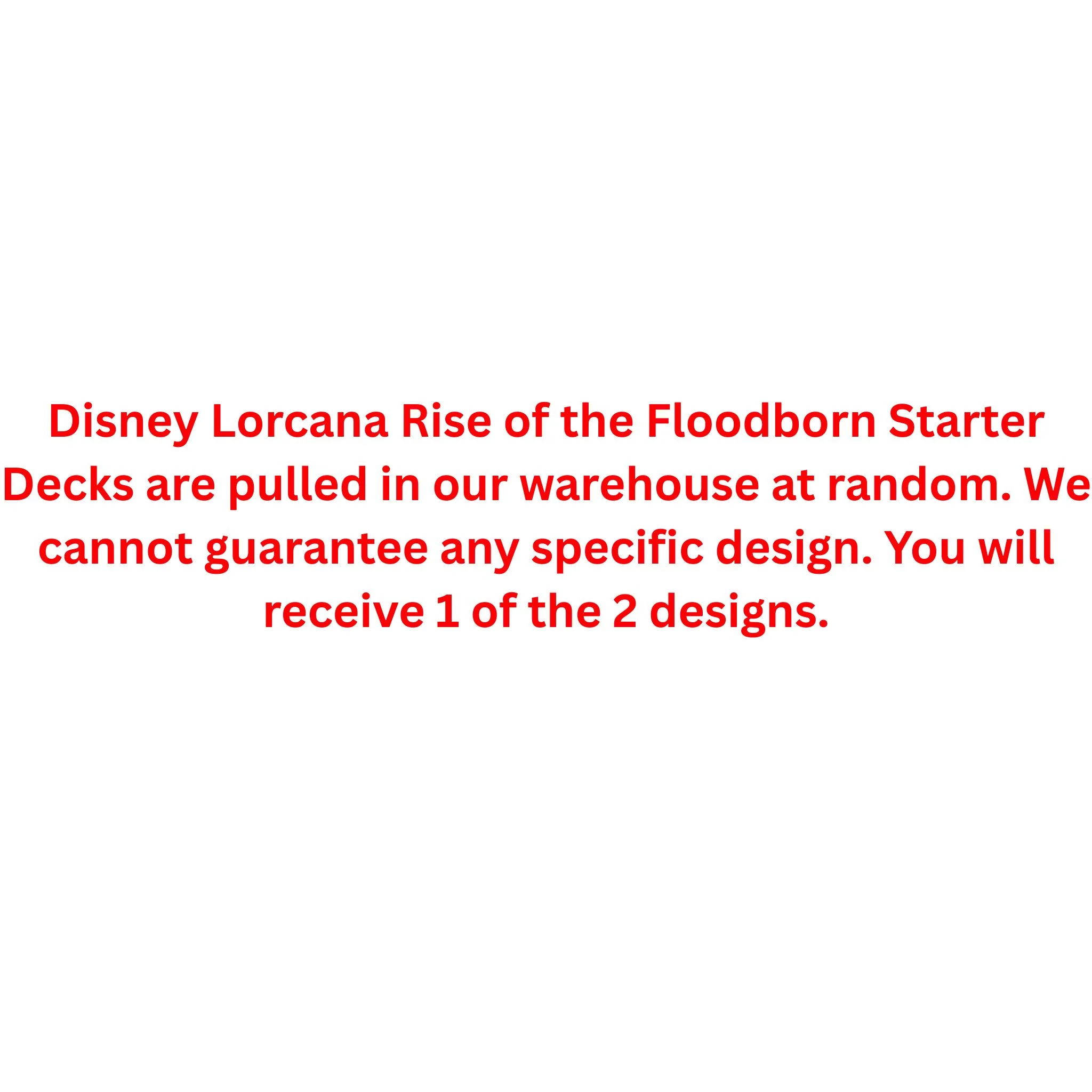 Disney Lorcana Rise of the Floodborn Starter Deck - Image 2