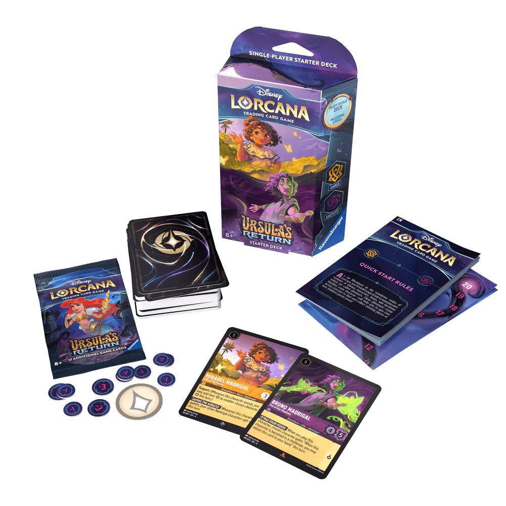 Disney Lorcana Ursula's Return Starter Deck Display (8 Decks) - Image 3