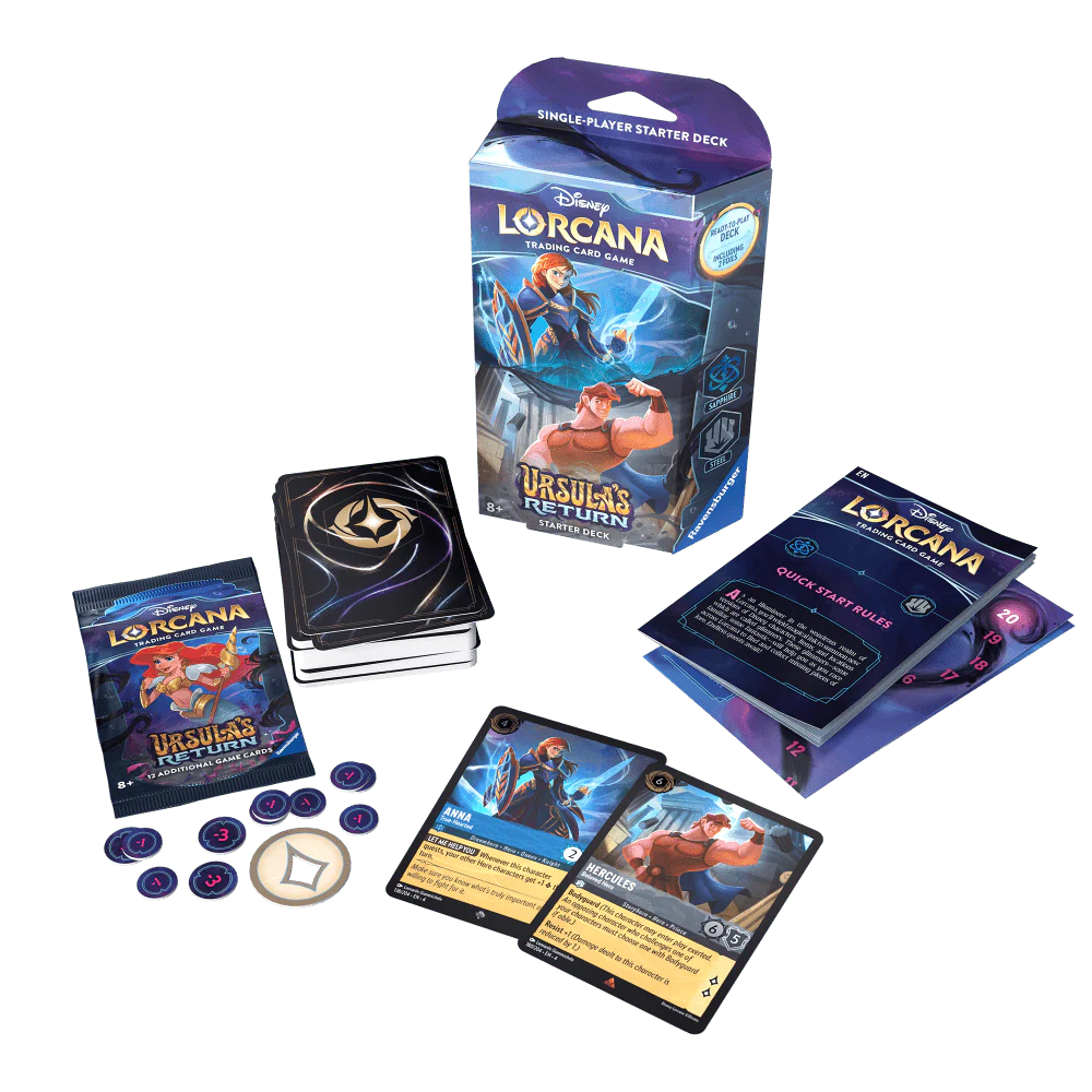 Disney Lorcana Ursula's Return Starter Deck Display (8 Decks) - Image 4