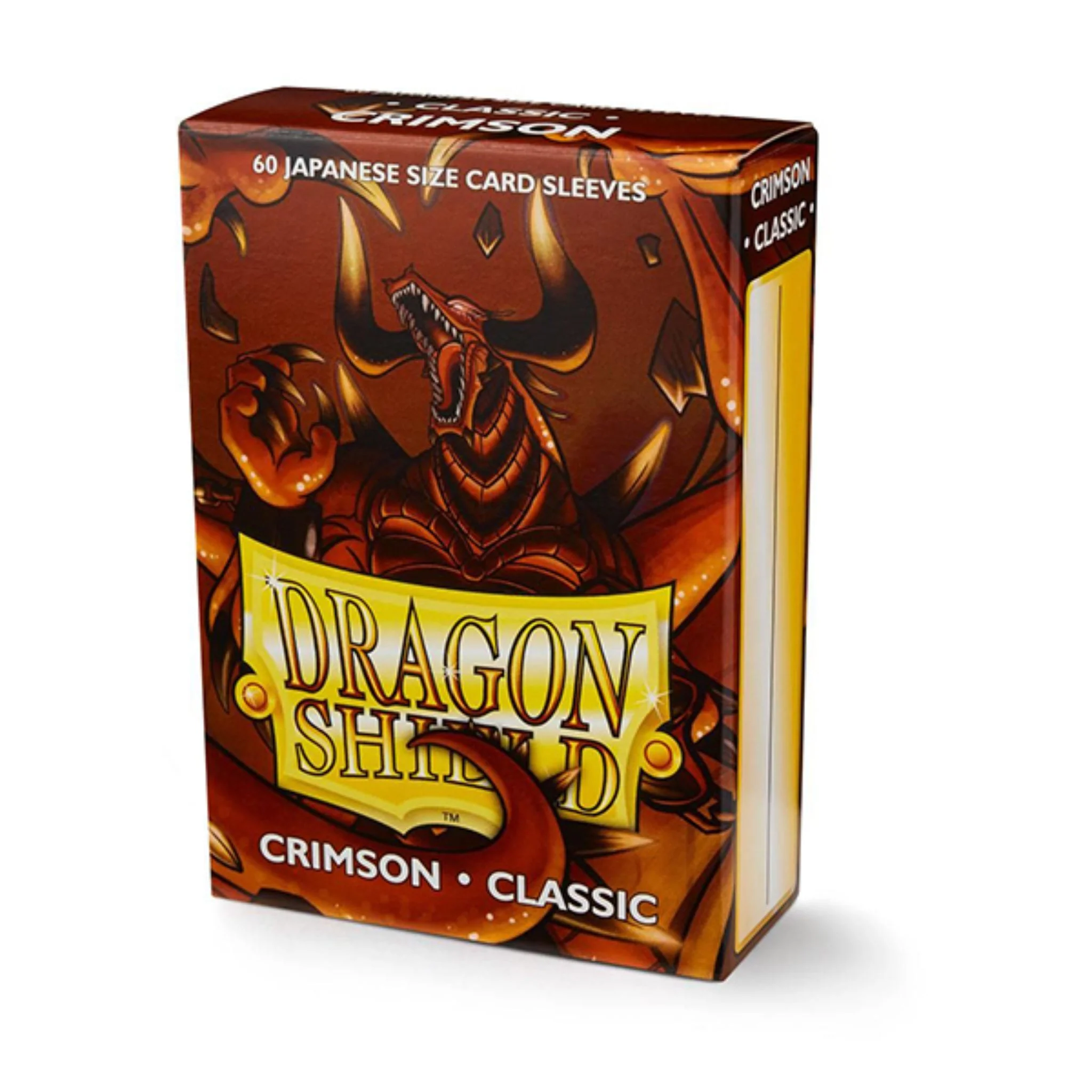 Dragon Shield Japanese Classic Crimson Deck Protector Card Sleeves