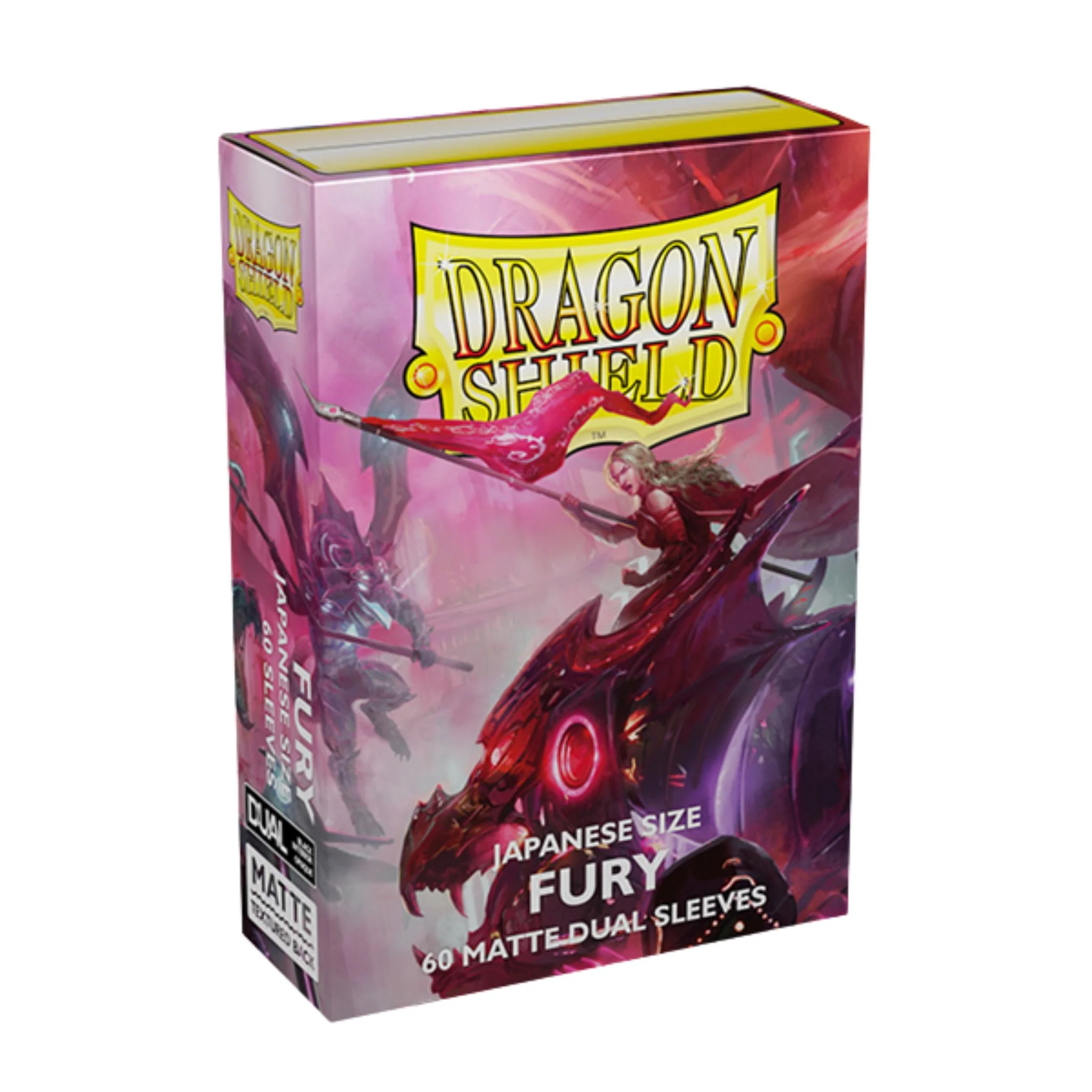 Dragon Shield Japanese Dual Matte Fury Deck Protector Card Sleeves