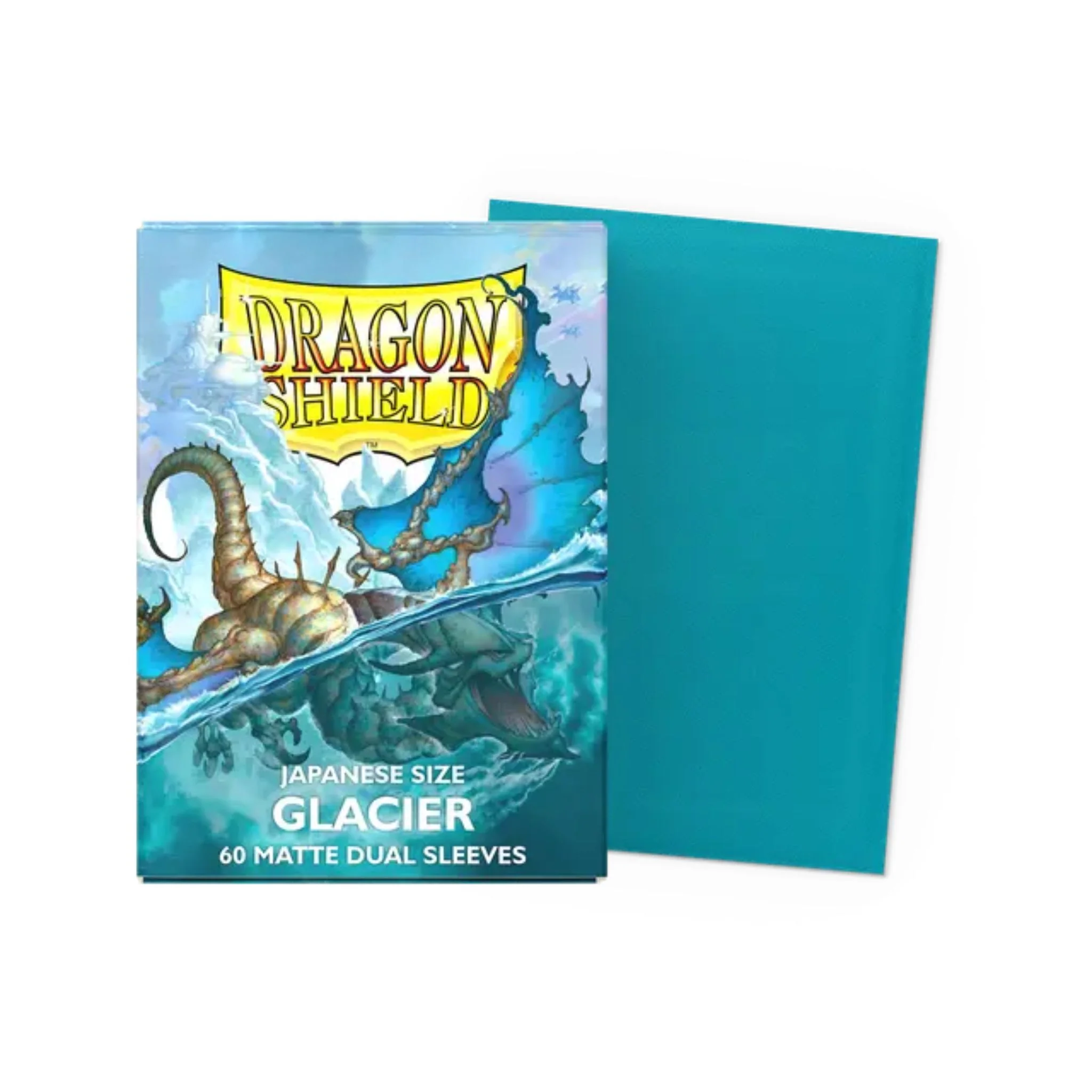 Dragon Shield Japanese Dual Matte Glacier Deck Protector Card Sleeves