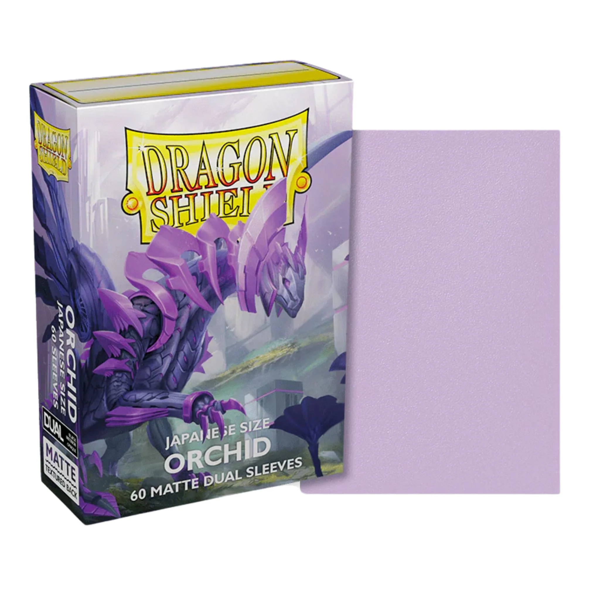 Dragon Shield Japanese Dual Matte Orchid Deck Protector Card Sleeves