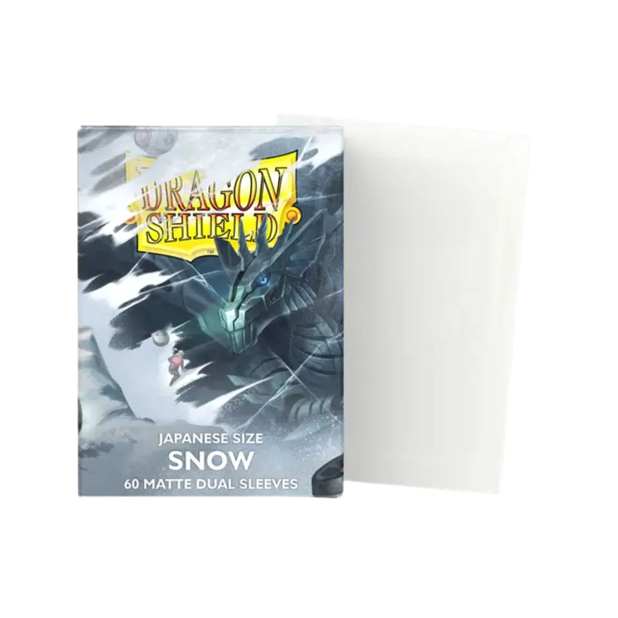 Dragon Shield Japanese Dual Matte Snow Deck Protector Card Sleeves