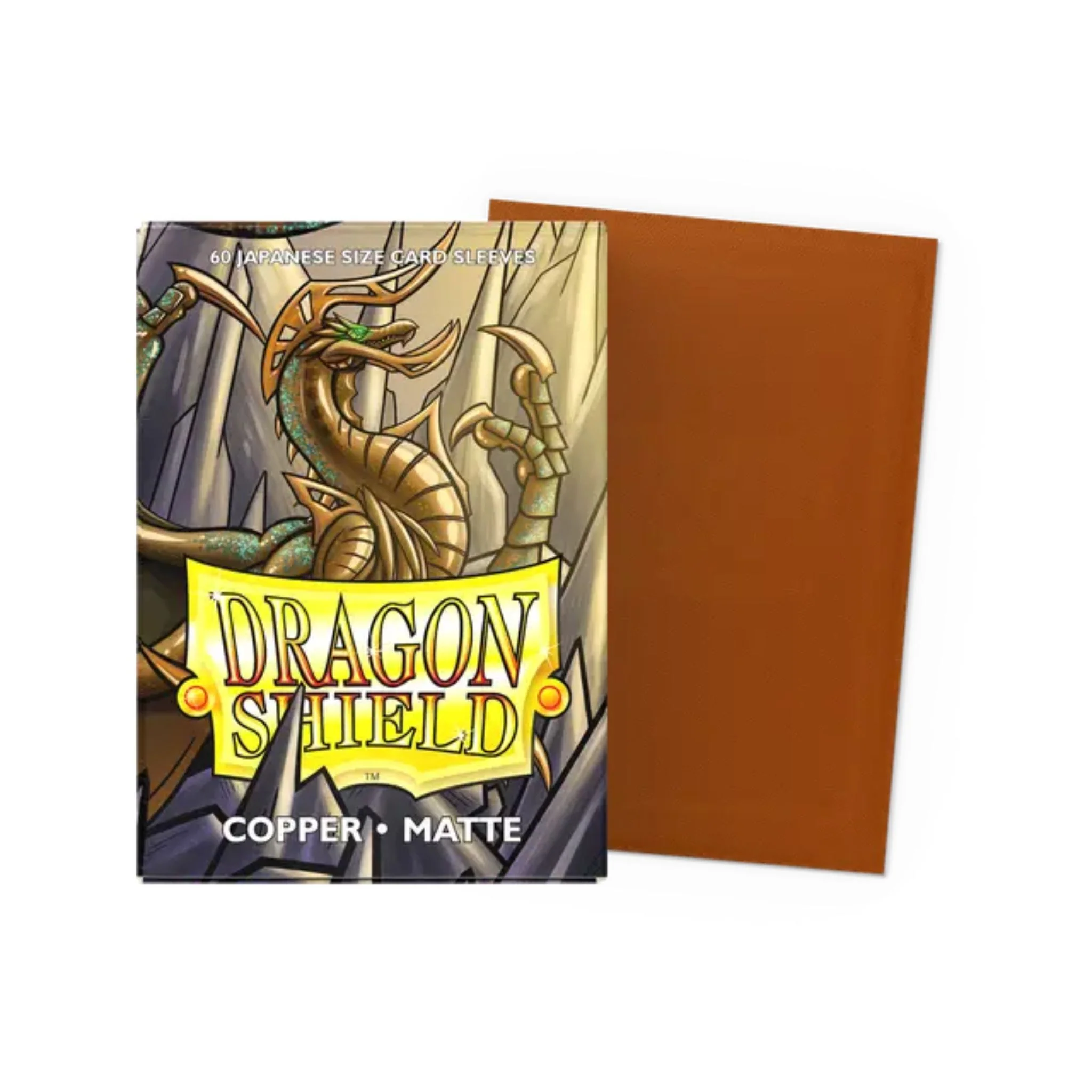 Dragon Shield Japanese Matte Copper Deck Protector Card Sleeves