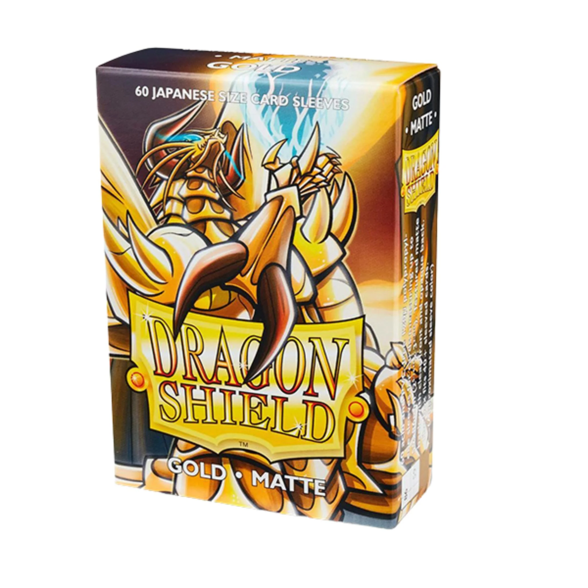 Dragon Shield Japanese Matte Gold Deck Protector Card Sleeves