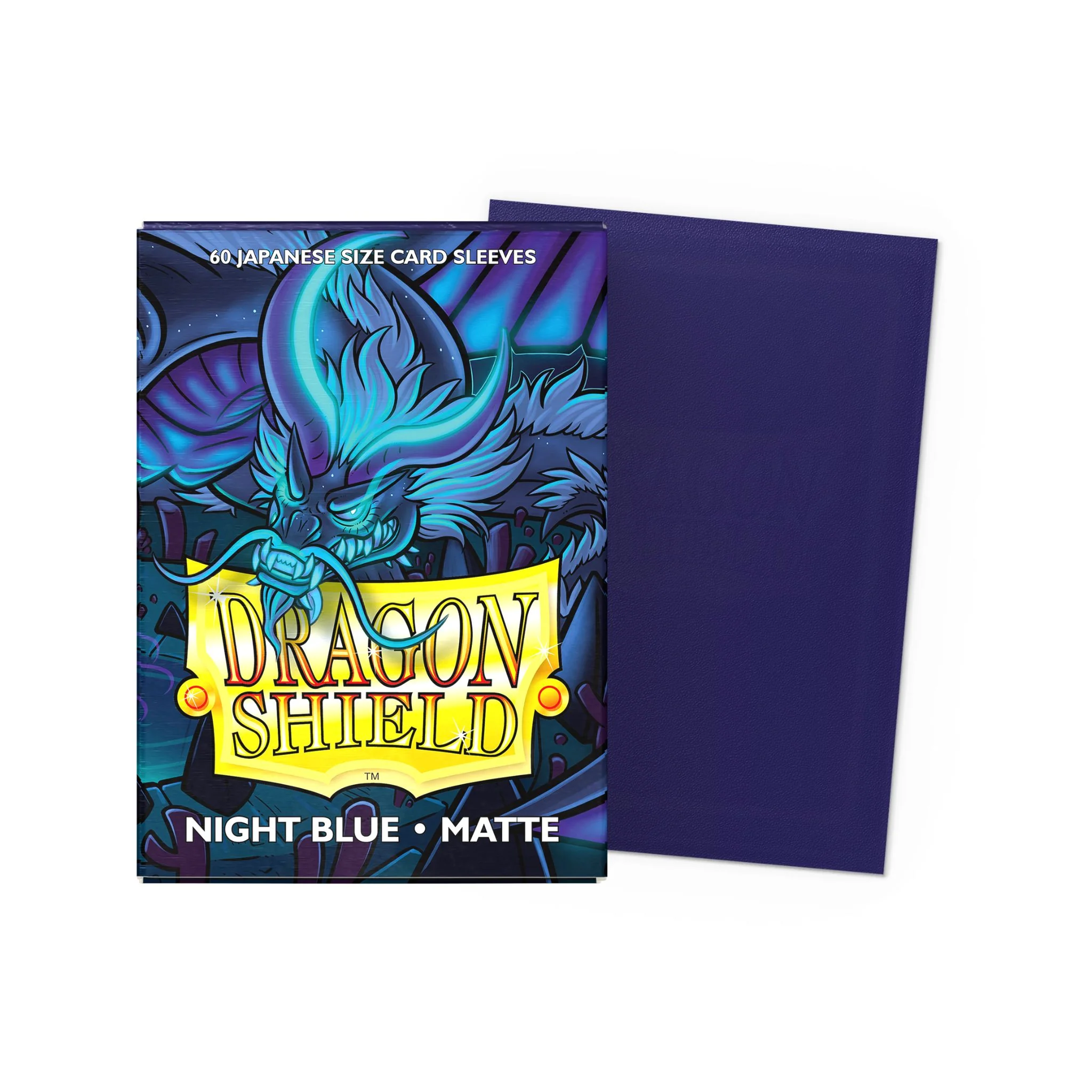 Dragon Shield Japanese Matte Night Blue Deck Protector Card Sleeves