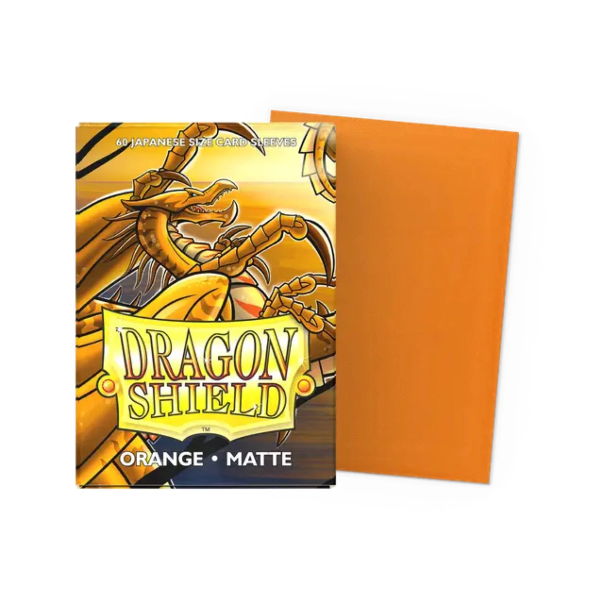 Dragon Shield Japanese Matte Orange Deck Protector Card Sleeves