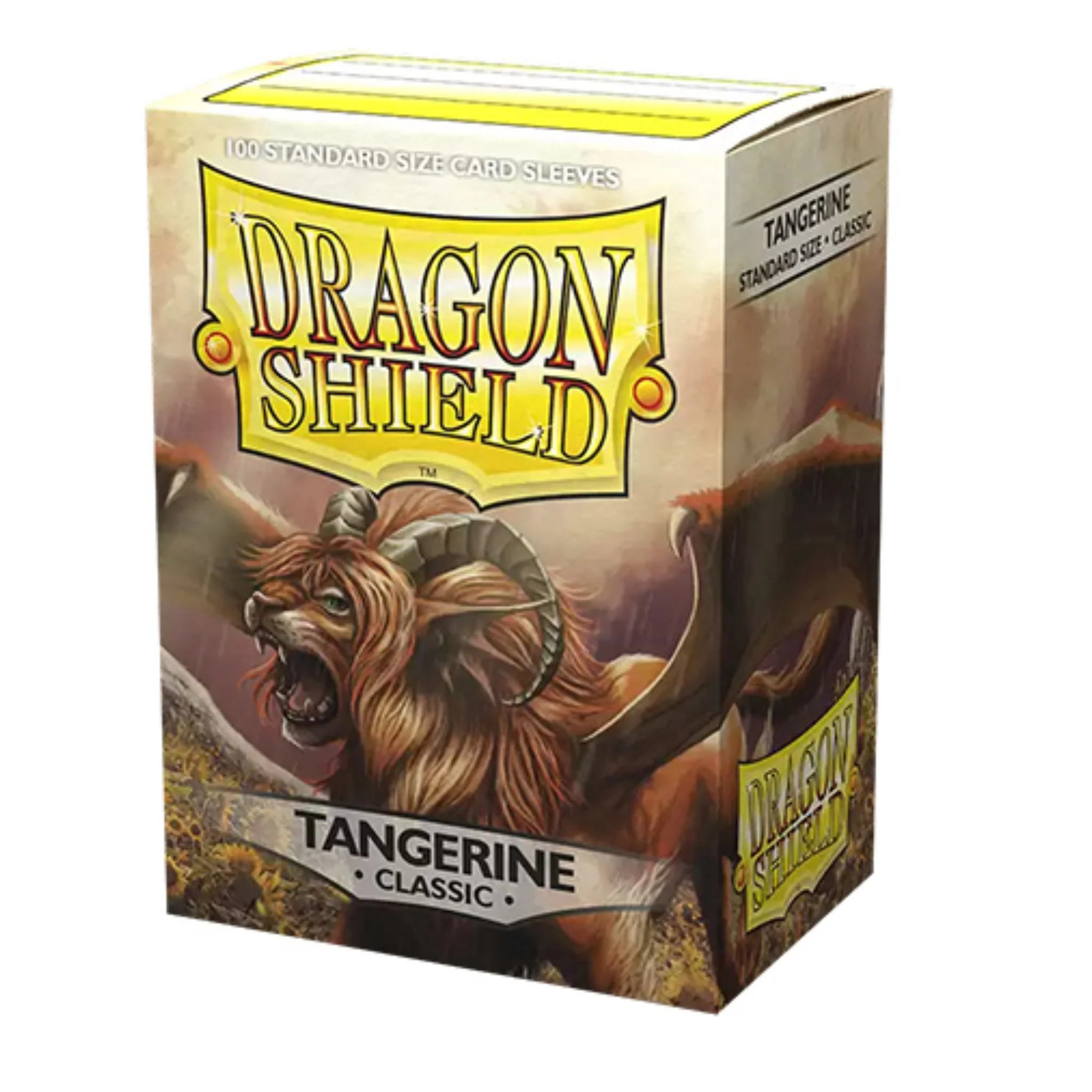 Dragon Shield Standard Classic Tangerine Deck Protector Card Sleeves