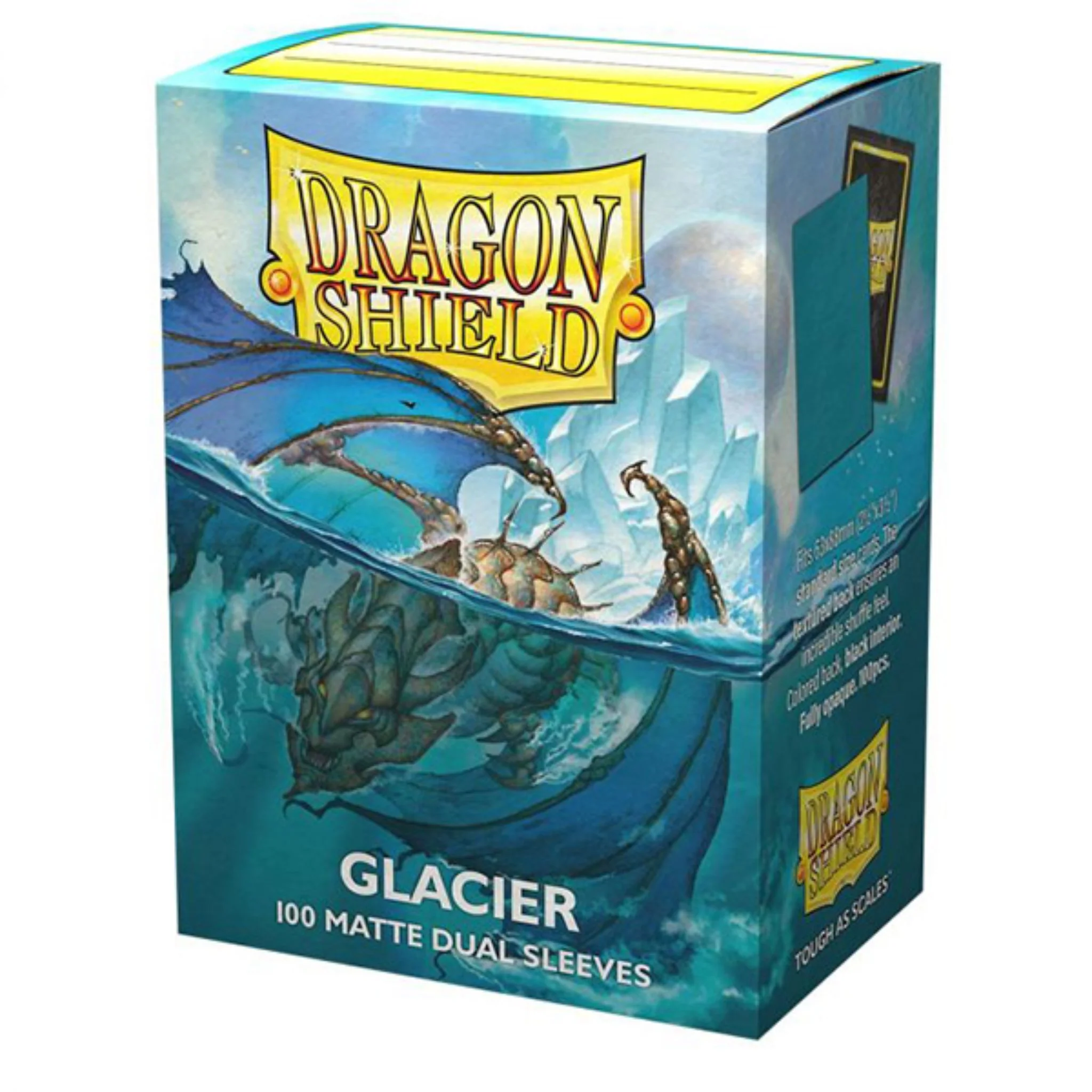 Dragon Shield Standard Dual Matte Glacier Deck Protector Card Sleeves
