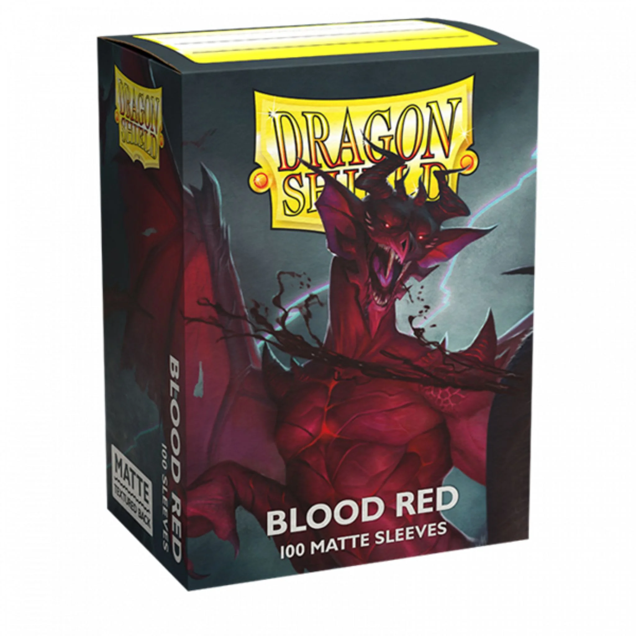 Dragon Shield Standard Matte Blood Red Deck Protector Card Sleeves