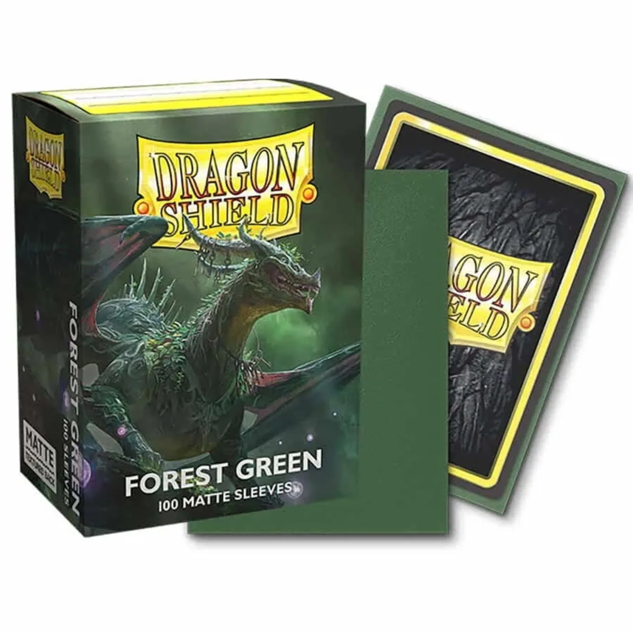 Dragon Shield Standard Matte Forest Green Deck Protector Card Sleeves