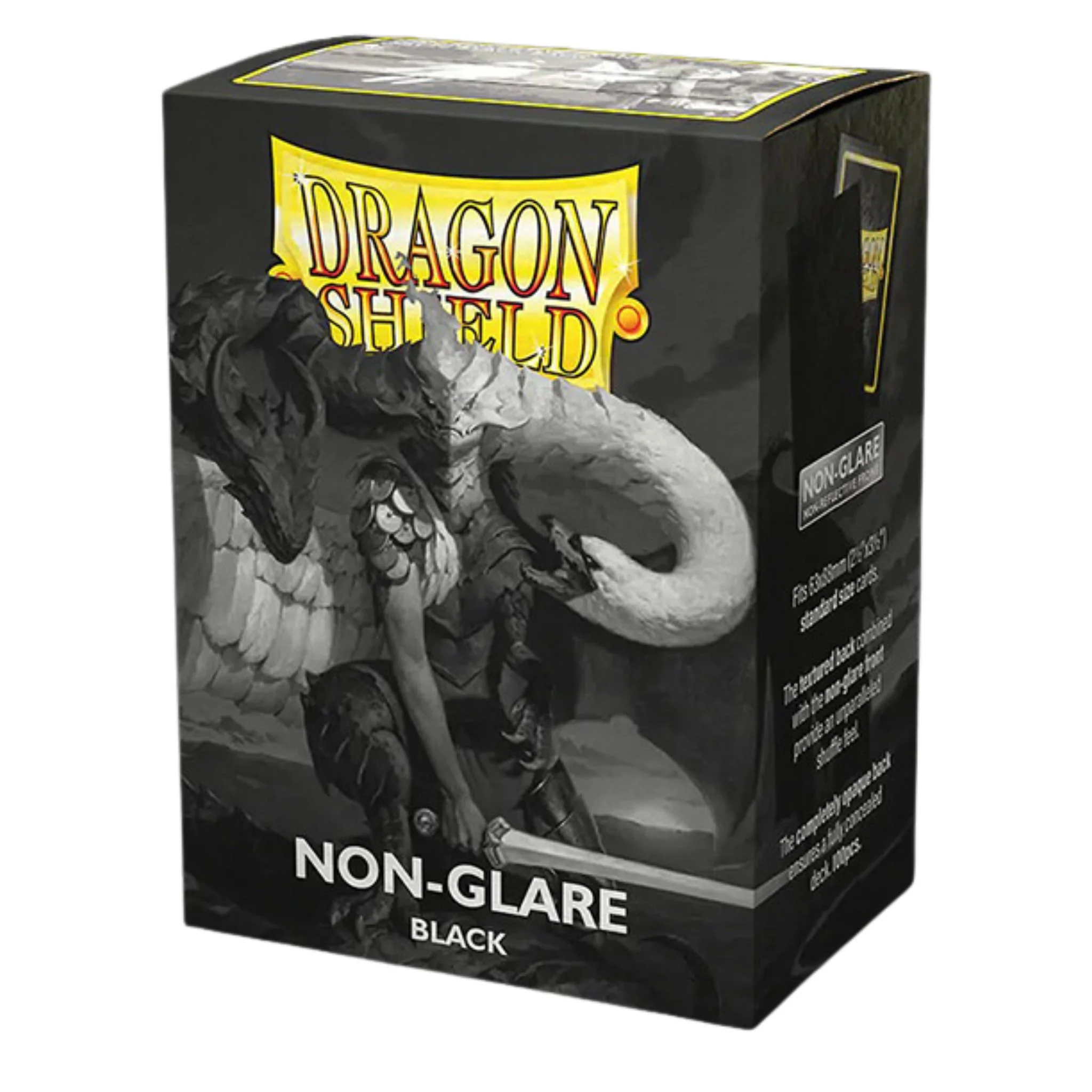 Dragon Shield Standard Matte Black Non Glare Deck Protector Card Sleeves