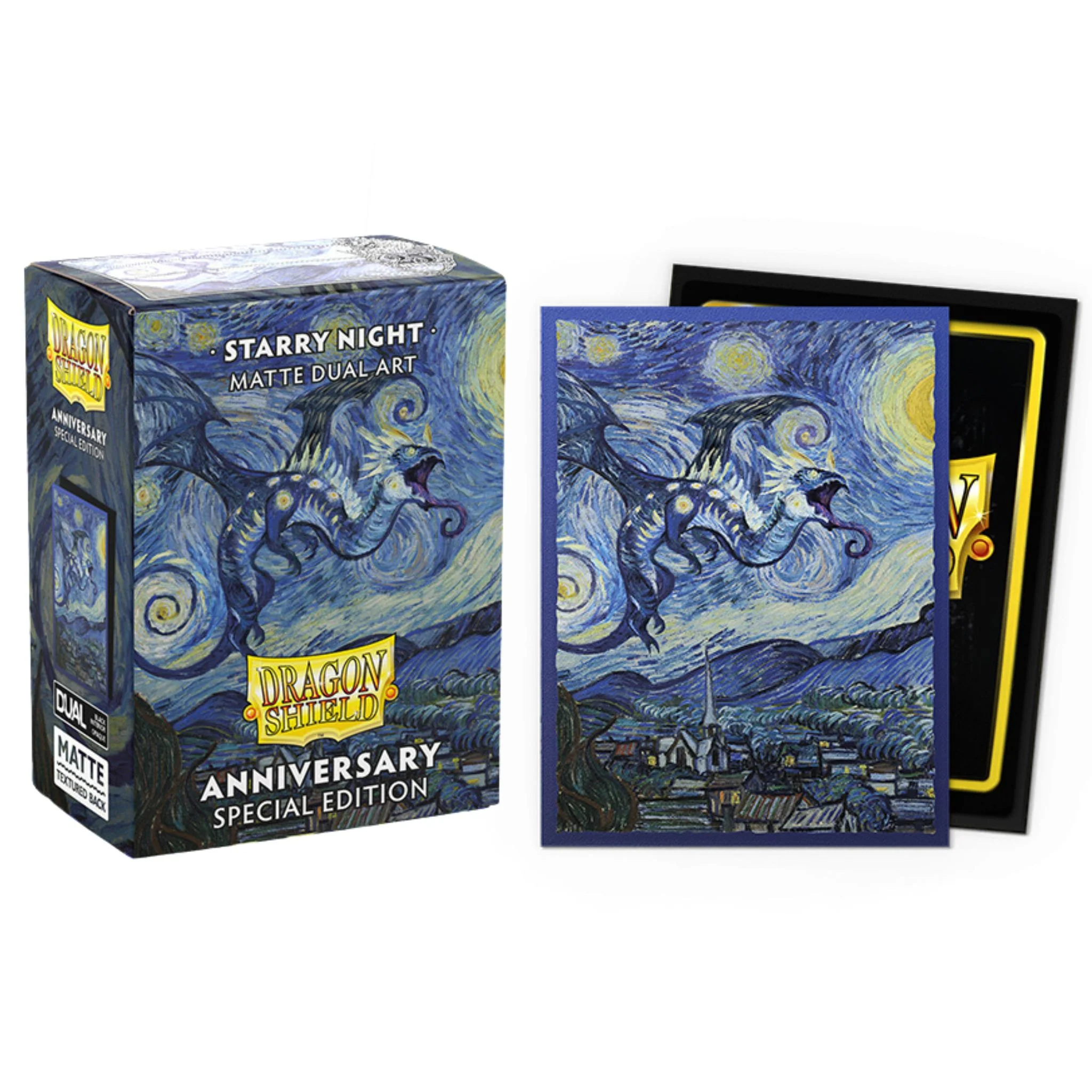 Dragon Shield Standard Matte Starry Night Deck Protector Card Sleeves