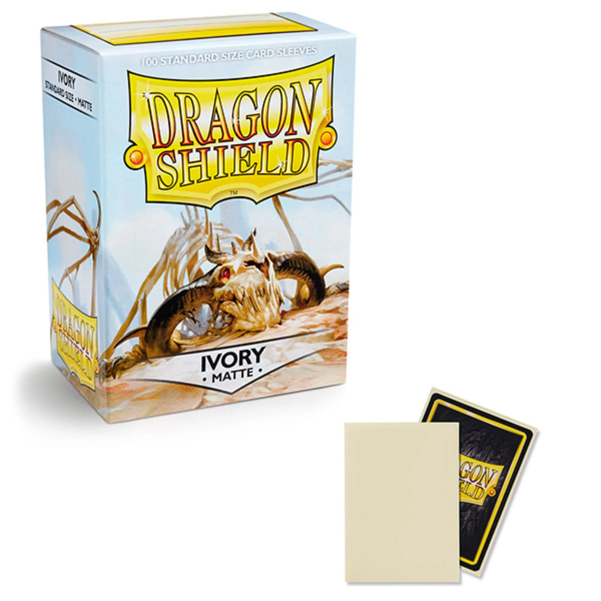 Dragon Shield Standard Matte Ivory Deck Protector Card Sleeves