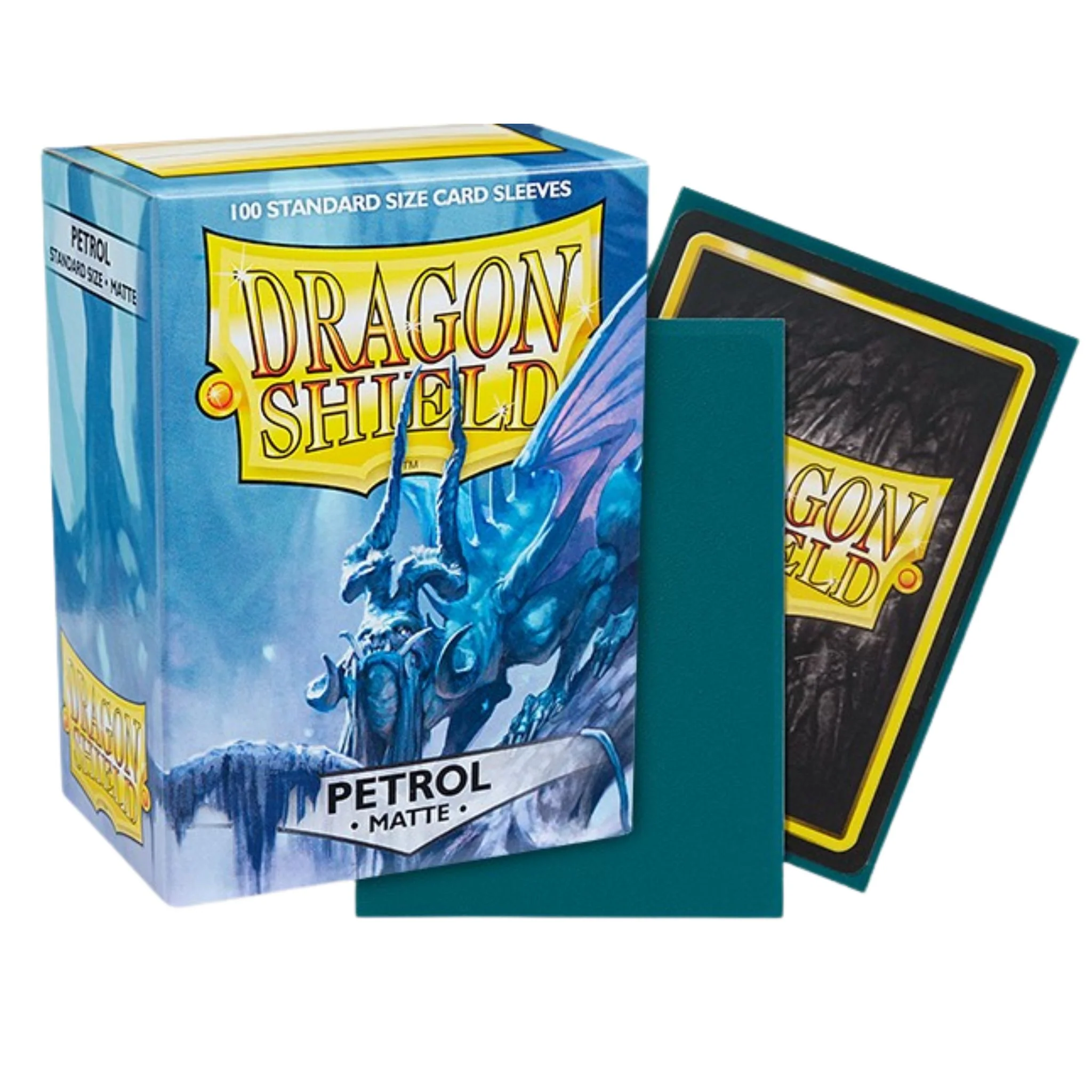 Dragon Shield Standard Matte Petrol Deck Protector Card Sleeves